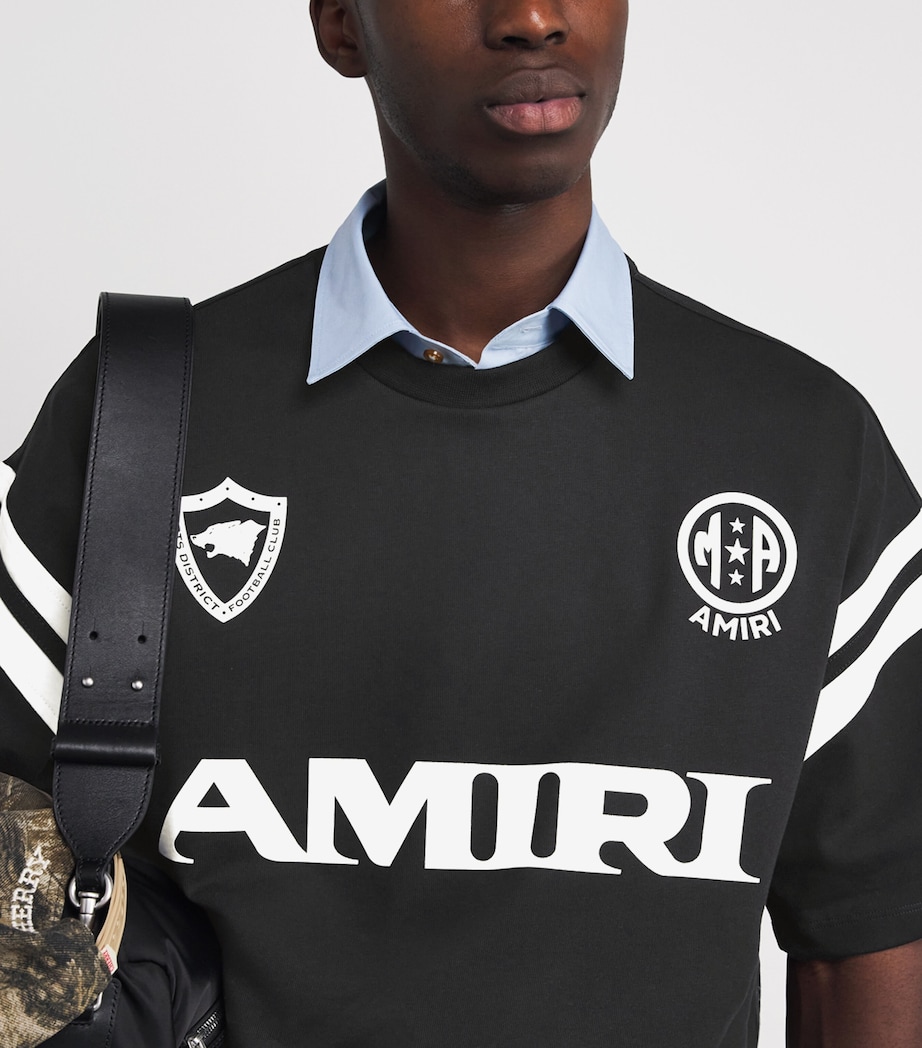 Cotton Sports T-Shirt BLACK Image 6