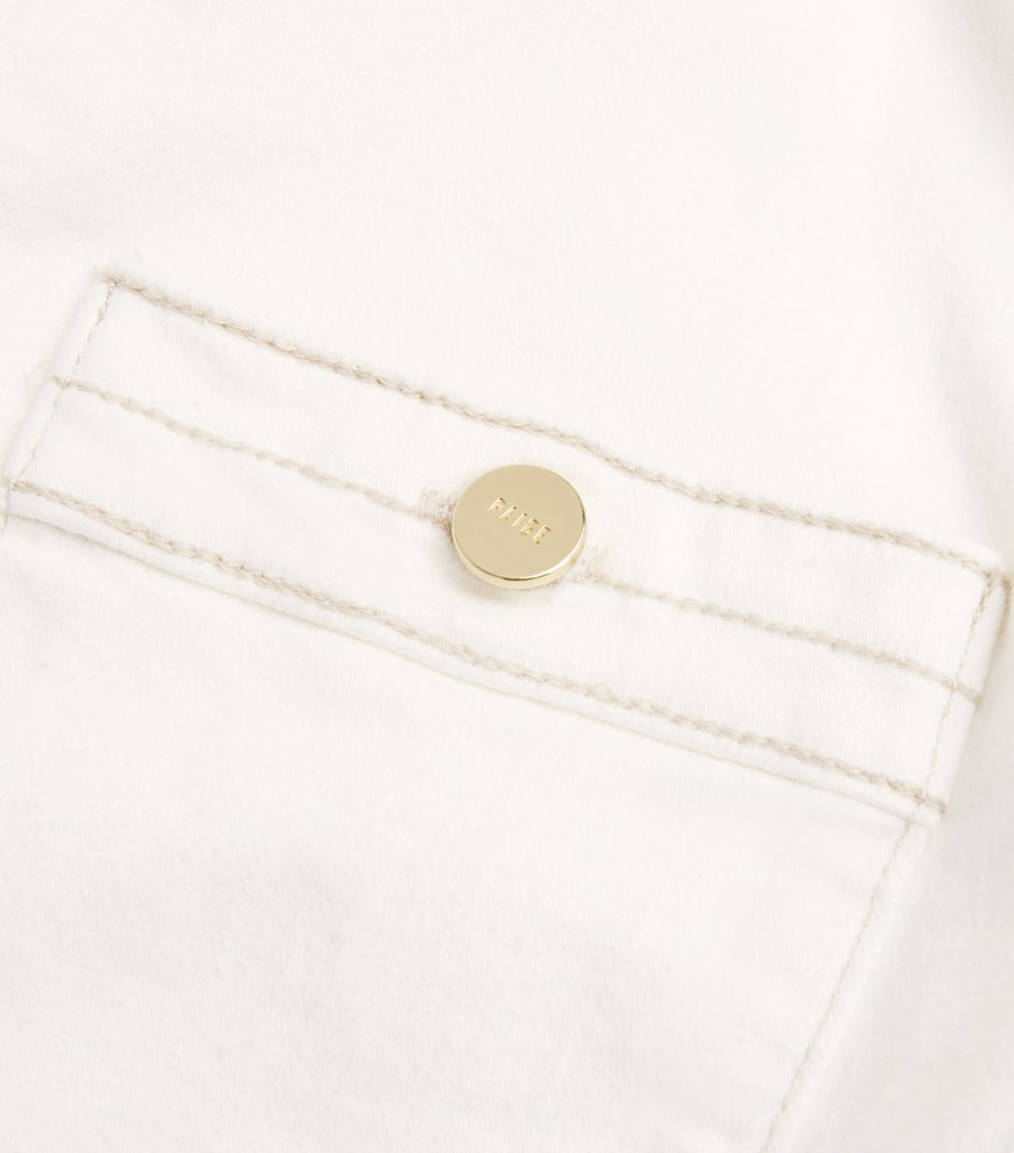 Cropped Kiya Denim Jacket TOASTED ECRU Image 5