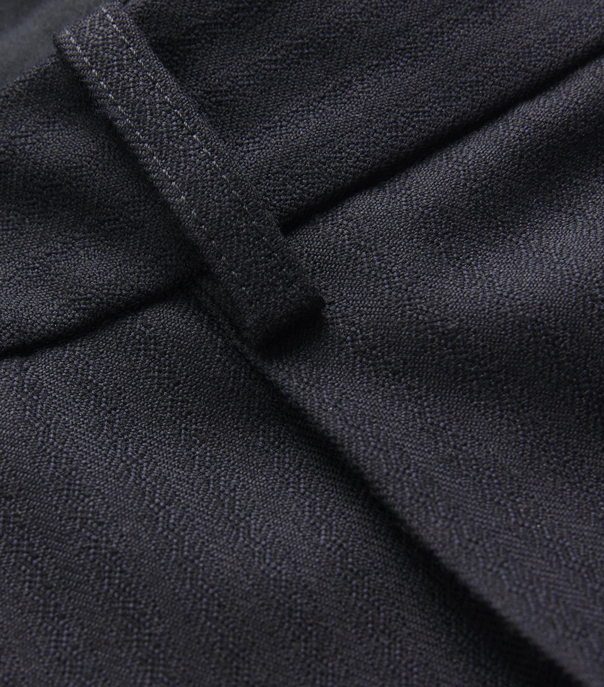x Aaron Levine Wool Selby Trousers DARKEST NAVY Image 5