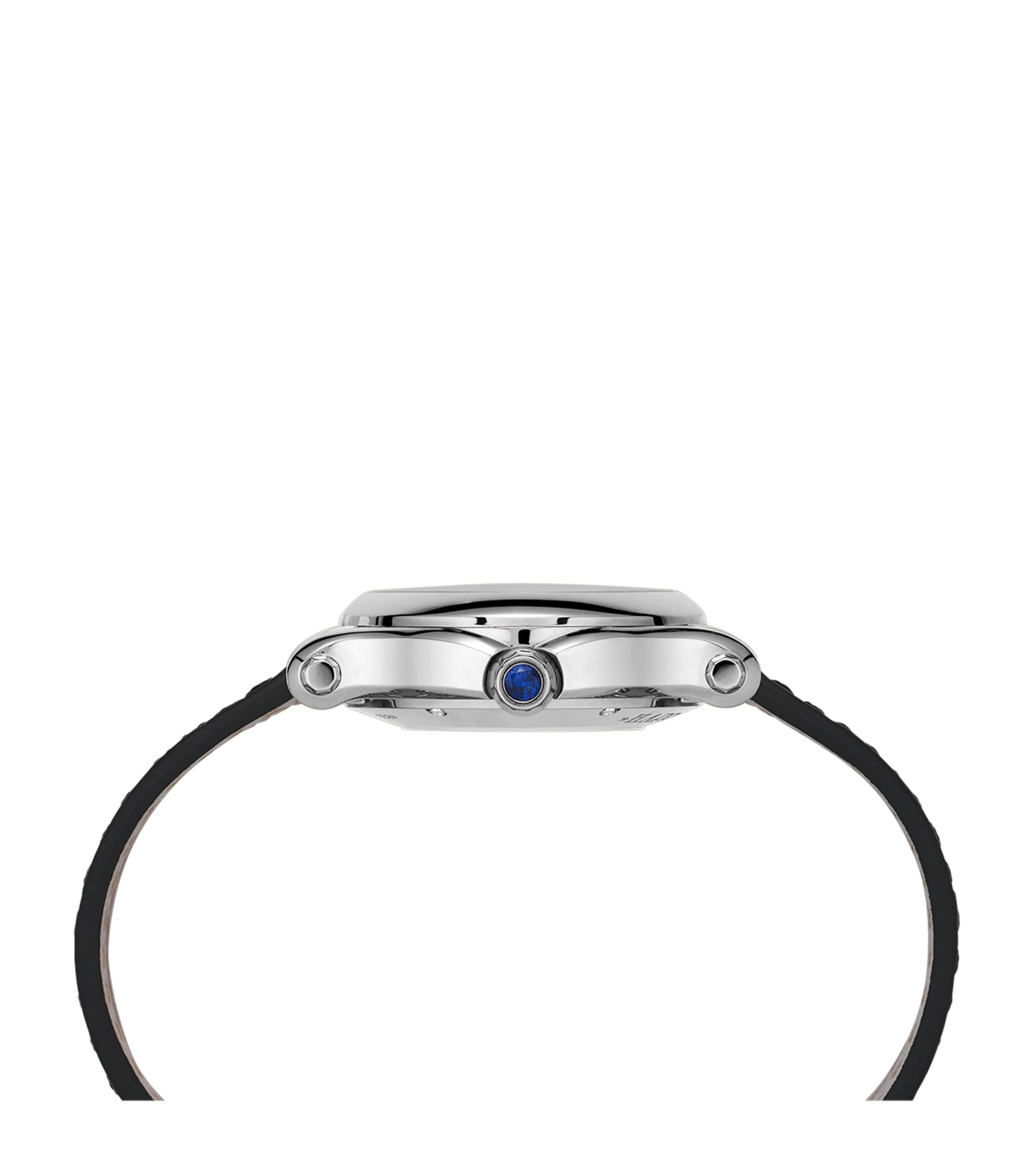 Stainless Steel and Diamond Happy Sport Watch 30mm STAINLESS STEEL Image 7