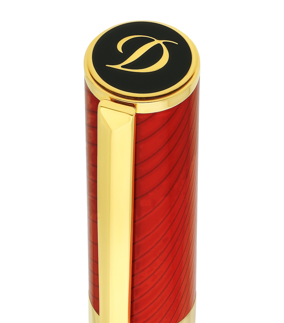 Year of the Horse Initial Rollerball Pen RED & GOLD Image 4