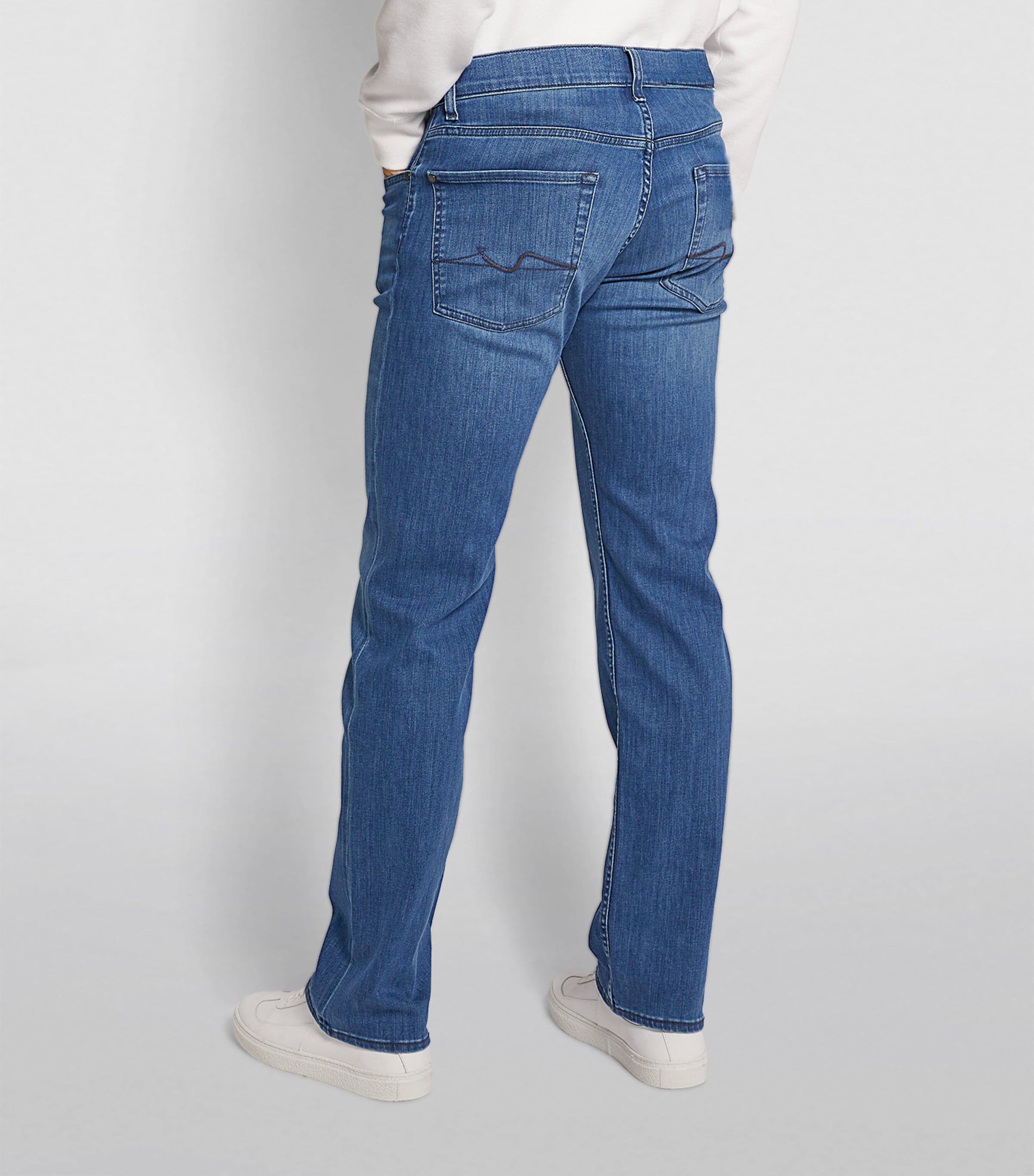Standard Straight Jeans MID BLUE Image 8