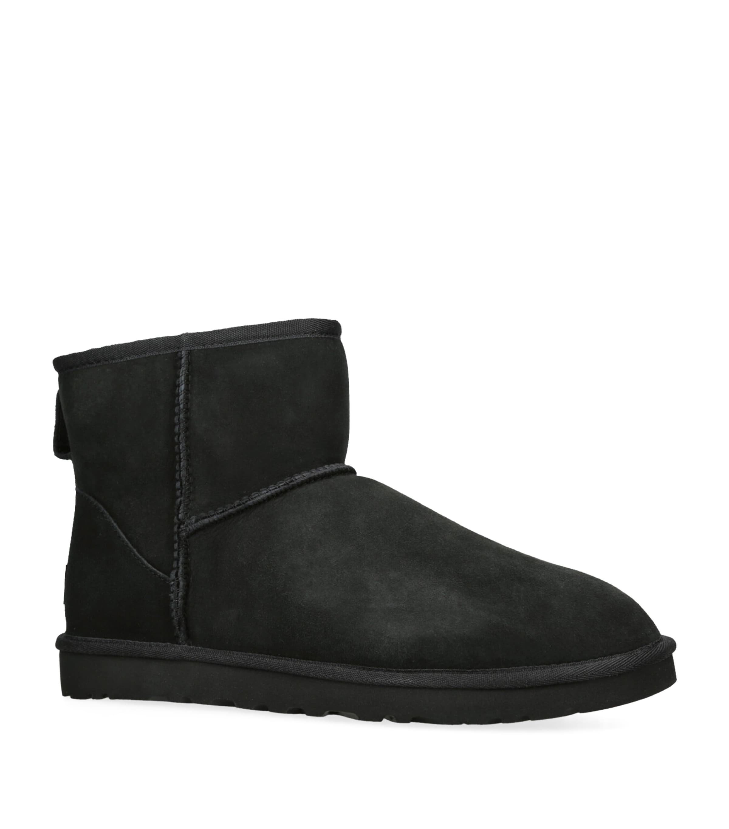 Suede Classic Mini Boots BLACK Image 3