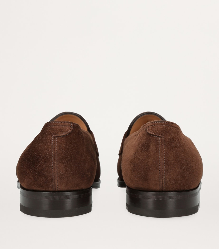 Suede Lopez Loafers DARK BROWN Image 2