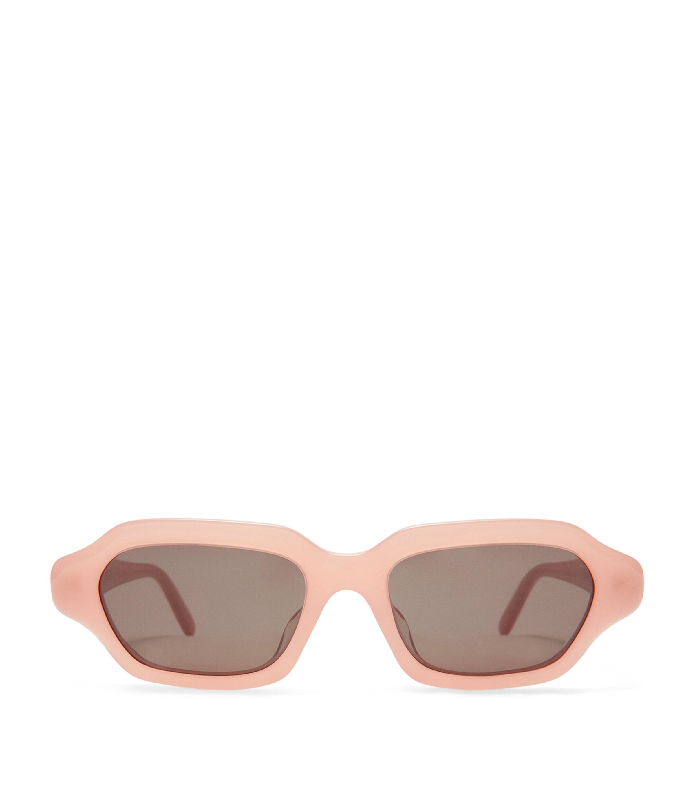 LOEWE Acetate Enigma Slim Sunglasses Light Pink Image 1