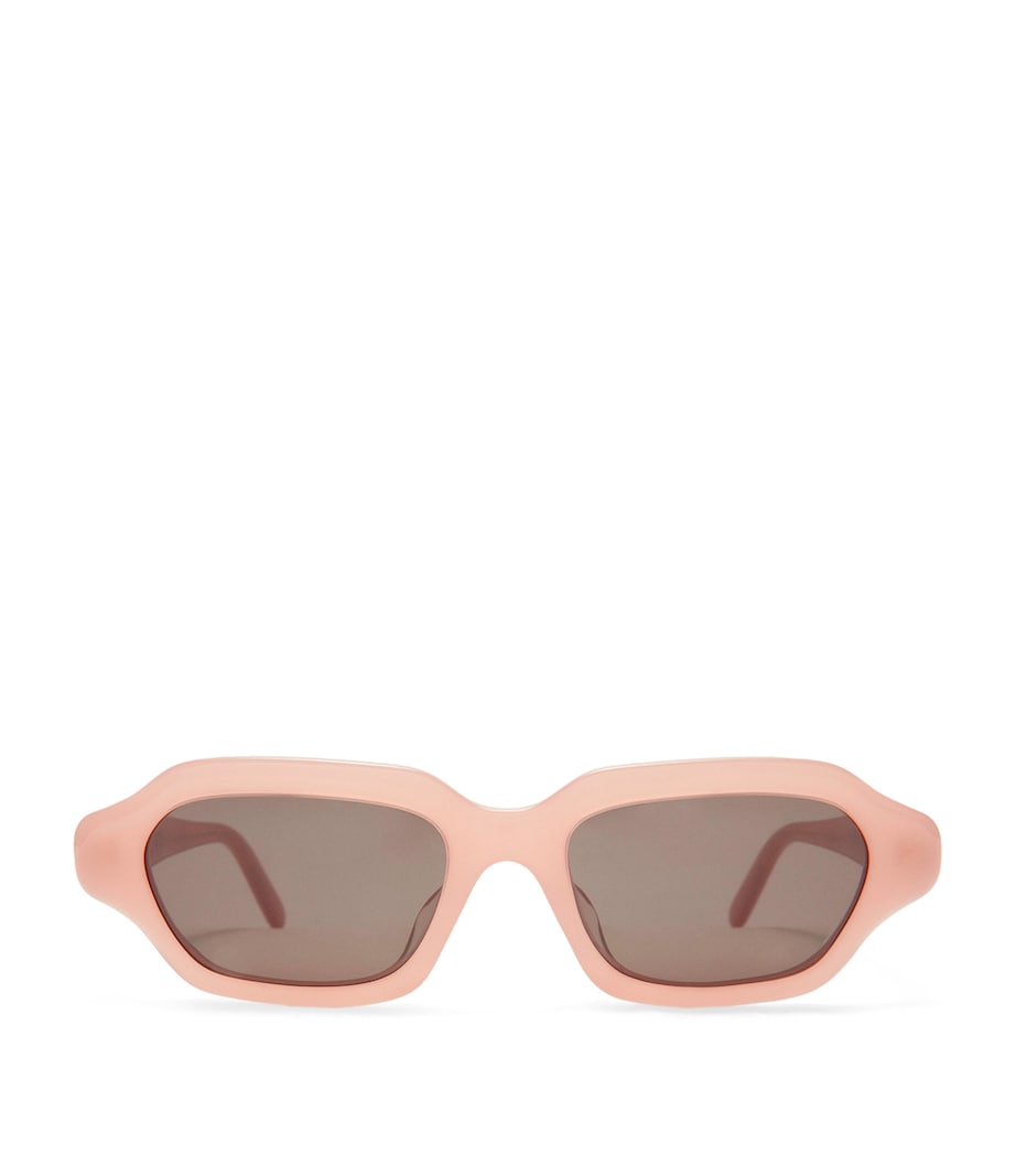 LOEWE Acetate Enigma Slim Sunglasses Light Pink Image 1