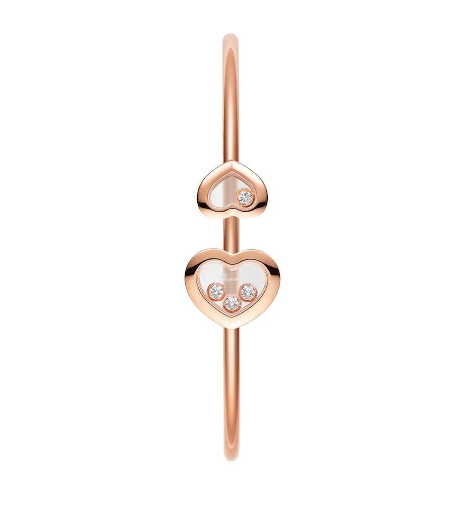 Rose Gold and Diamond Happy Diamonds Bangle 18K ROSE GOLD Image 2