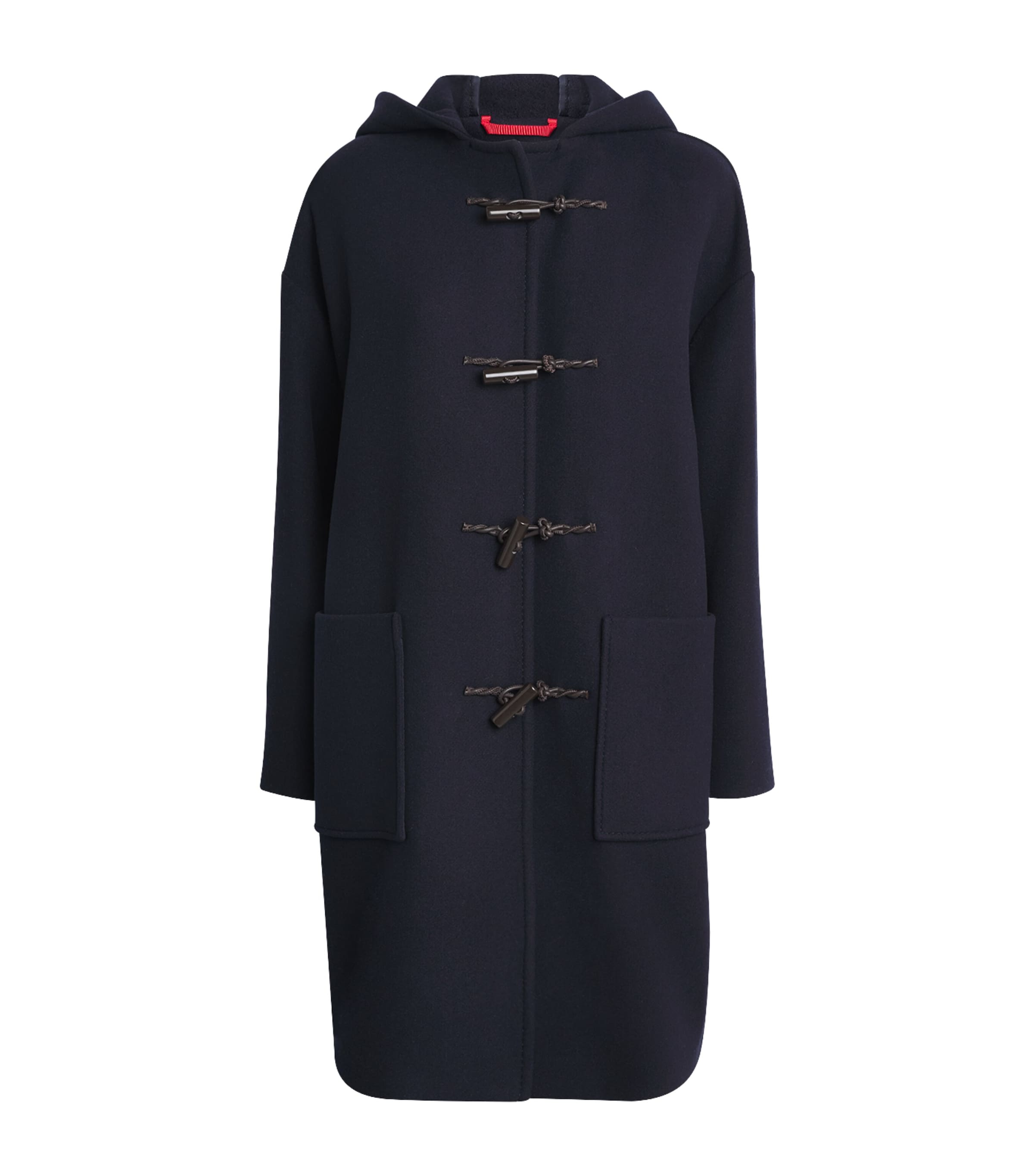 Max & Co Wool-blend Duffle Coat In Blue