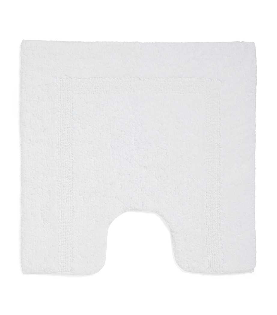 Abyss & Habidecor Cotton Reversible Pedestal Bath Mat (60cm x 60cm) White Image 1