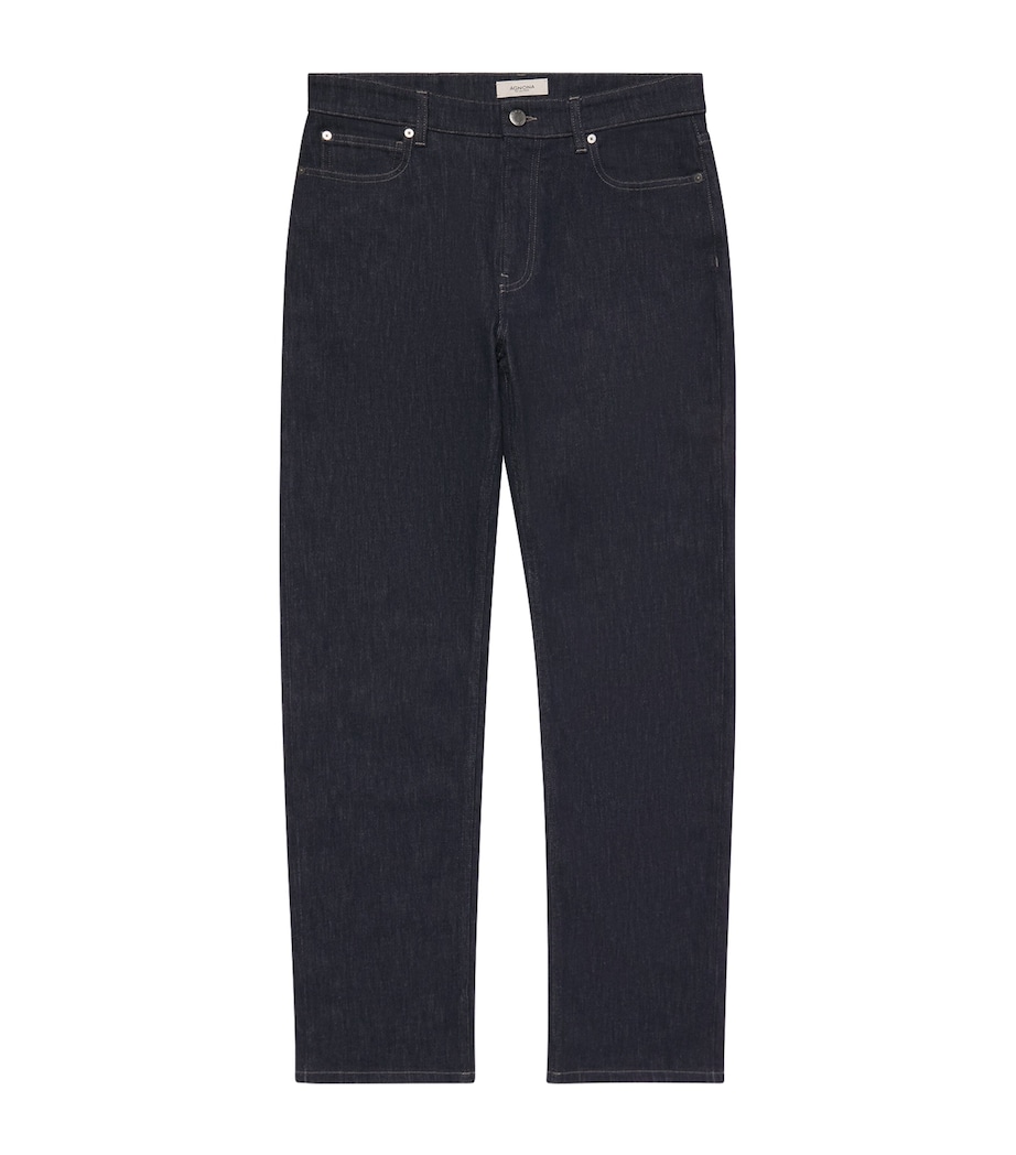 Cotton-Wool Slim Jeans B80 - BLUE - NIGHT Image 1