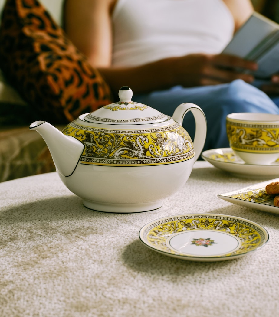 Wedgwood Florentine Citron Petite Tray (12cm) Yellow Image 2
