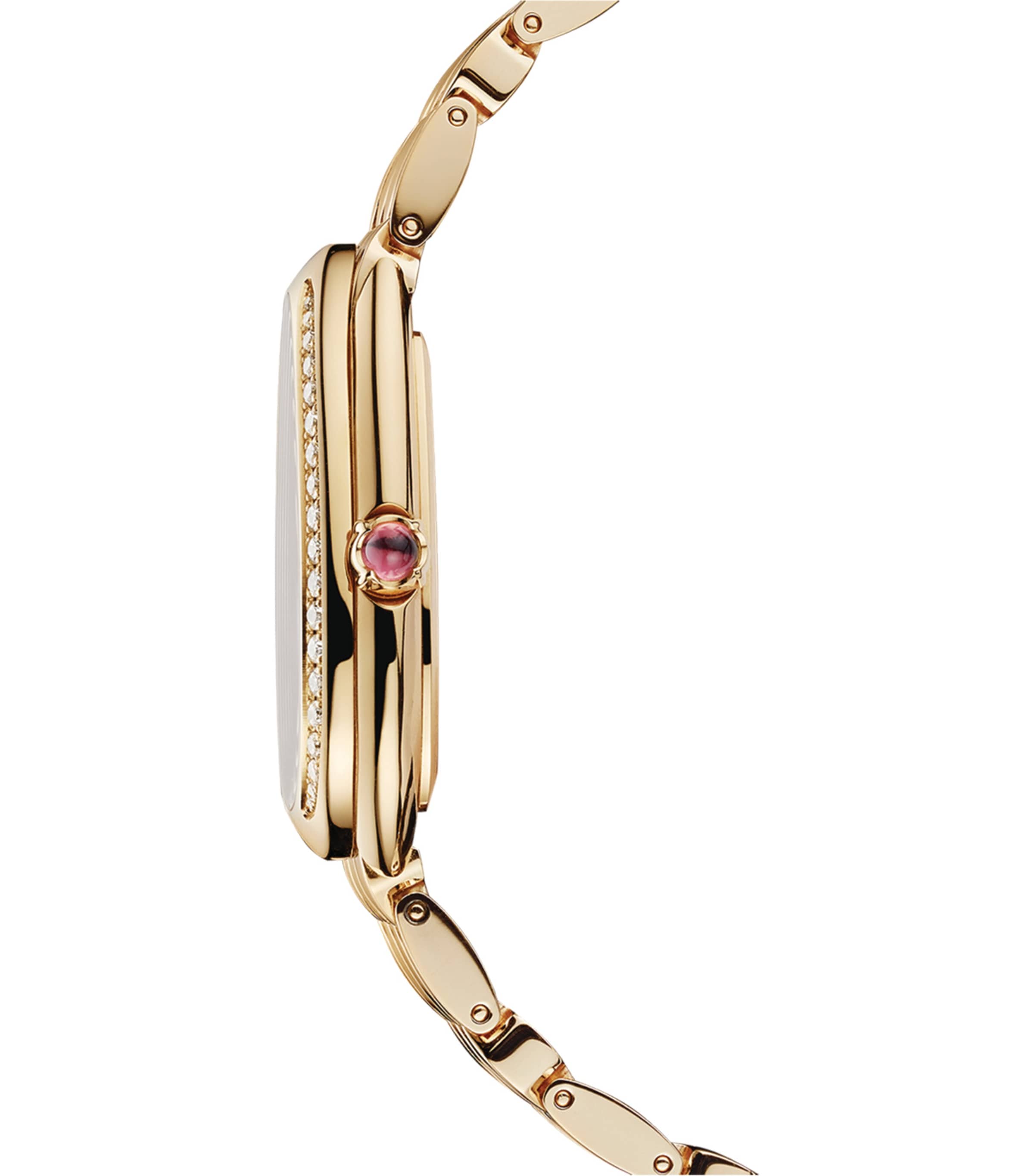 Bvlgari Yellow Gold and Diamond Serpenti Seduttori Watch 33mm White Image 3