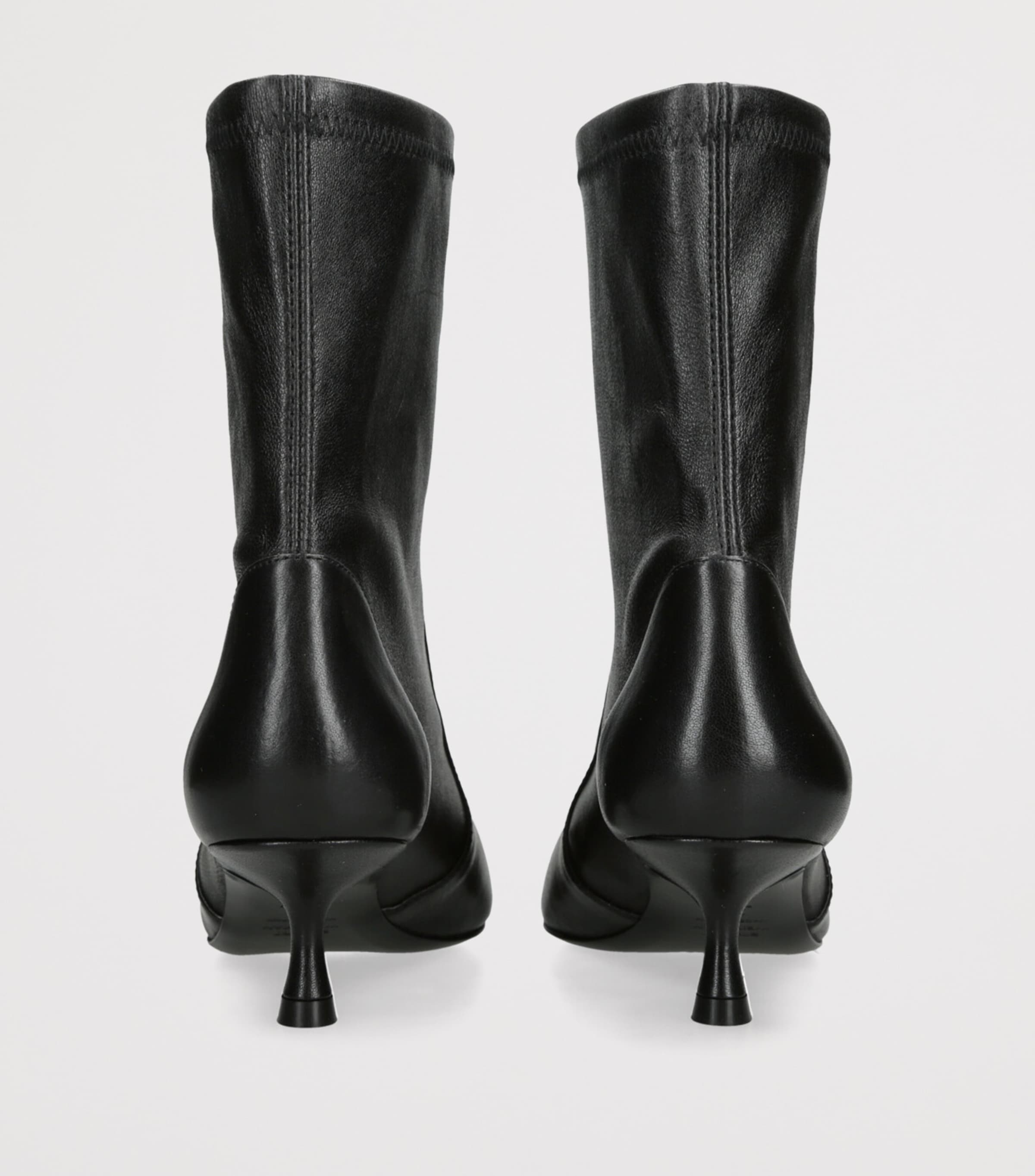 Leather Naomi Ankle Boots 50 BLACK Image 2