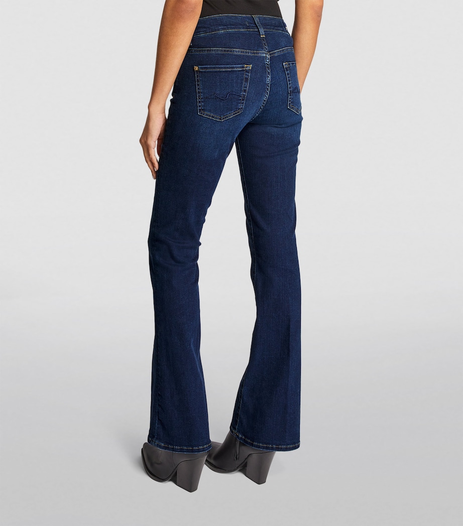 B(Air) Mid-Rise Bootcut Jeans RINSED INDIGO Image 4