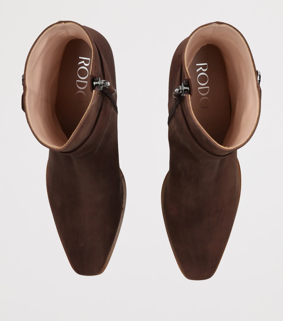 Rodo Leather Tilly Ankle Boots 55 Brown Image 3