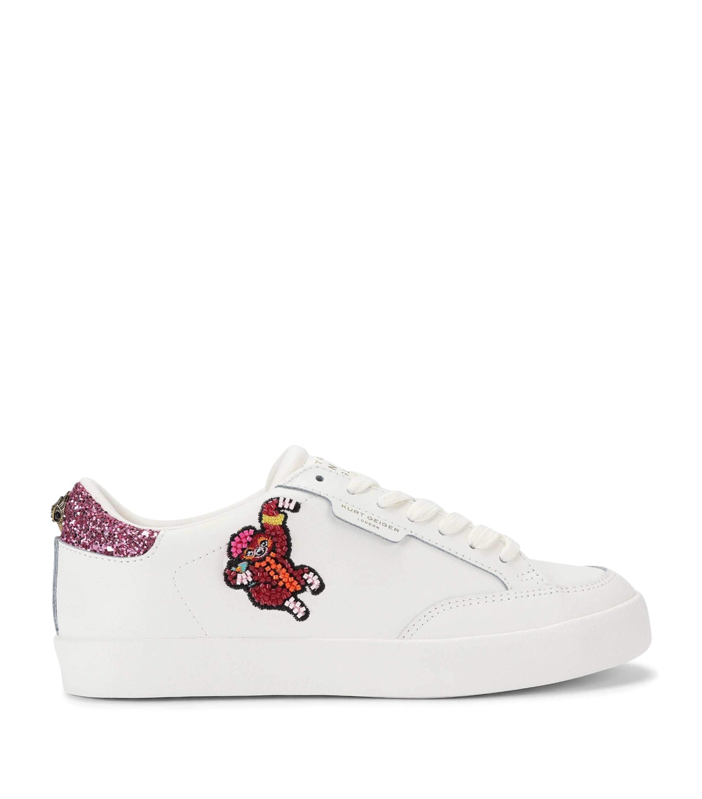 Kurt Geiger London Leather London Patch Sneakers White/oth Image 1