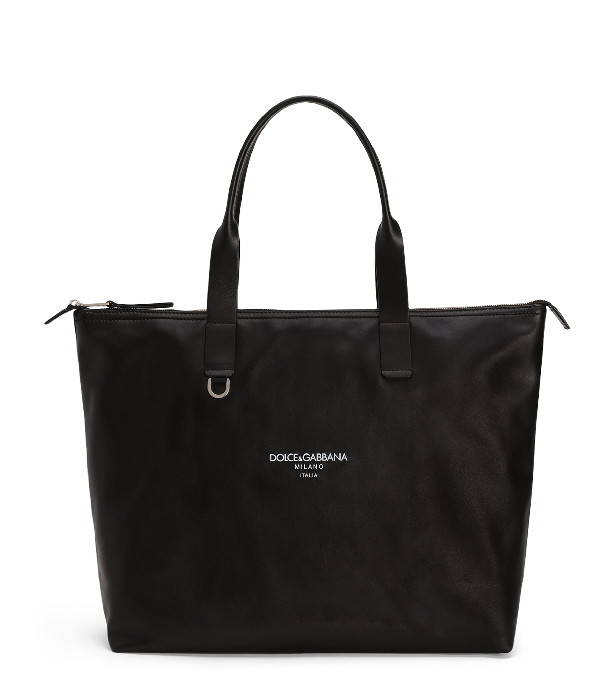 Dolce & Gabbana Leather Logo Tote Bag