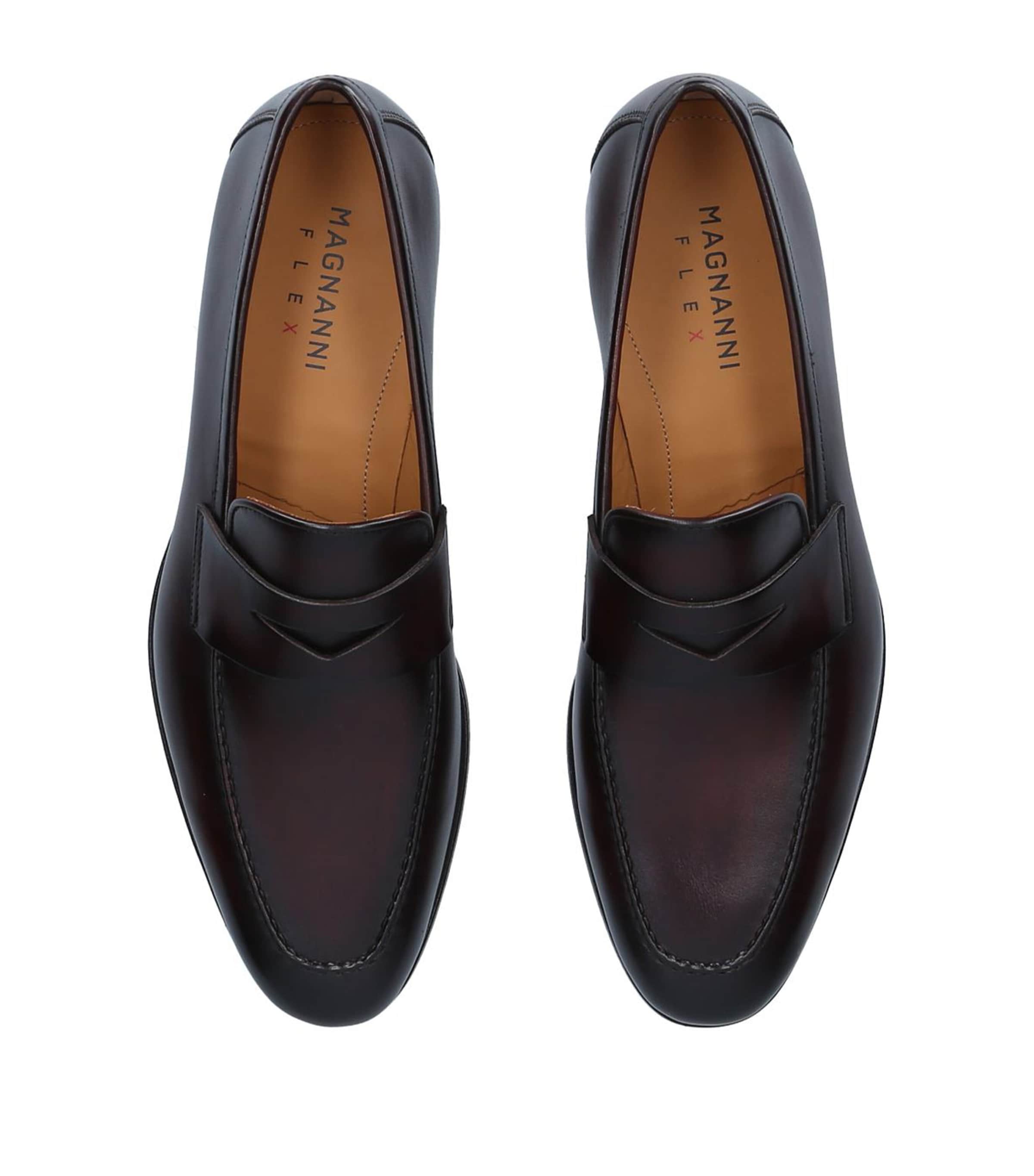 Leather Delos Dress Loafers MID BROWN Image 4
