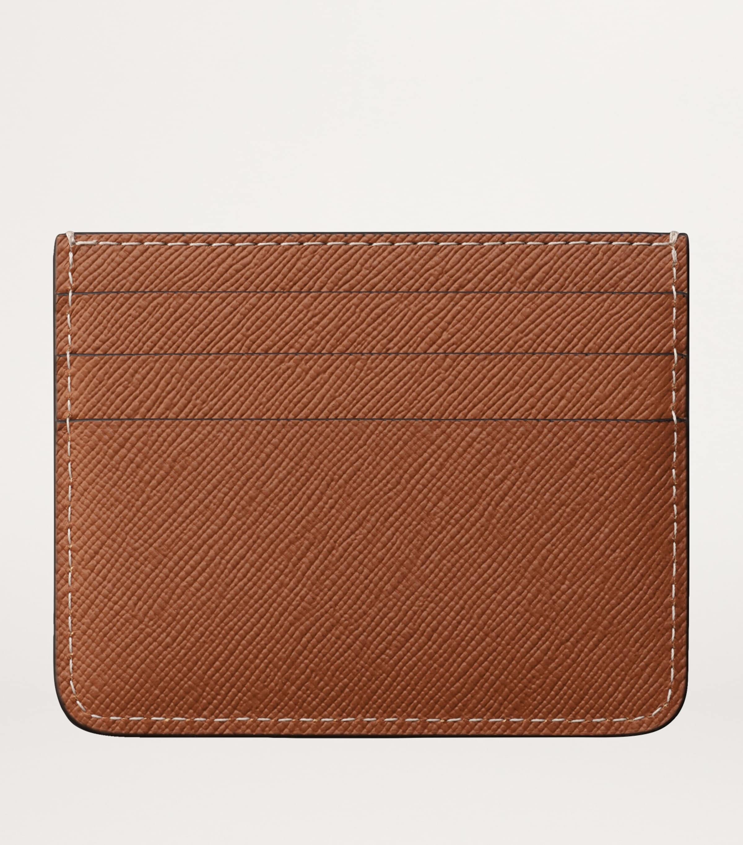 Leather C de Cartier Card Holder CARAMEL Image 3