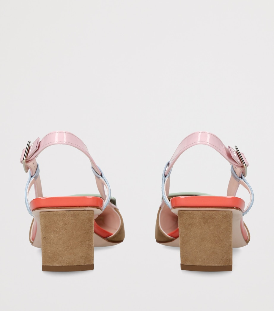 Roger Vivier Belle Vivier Slingback Pumps 45 Pink Comb Image 4