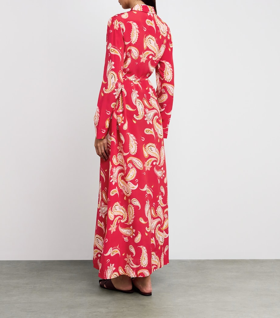 Silk Jimi Maxi Dress JIMI RED Image 3