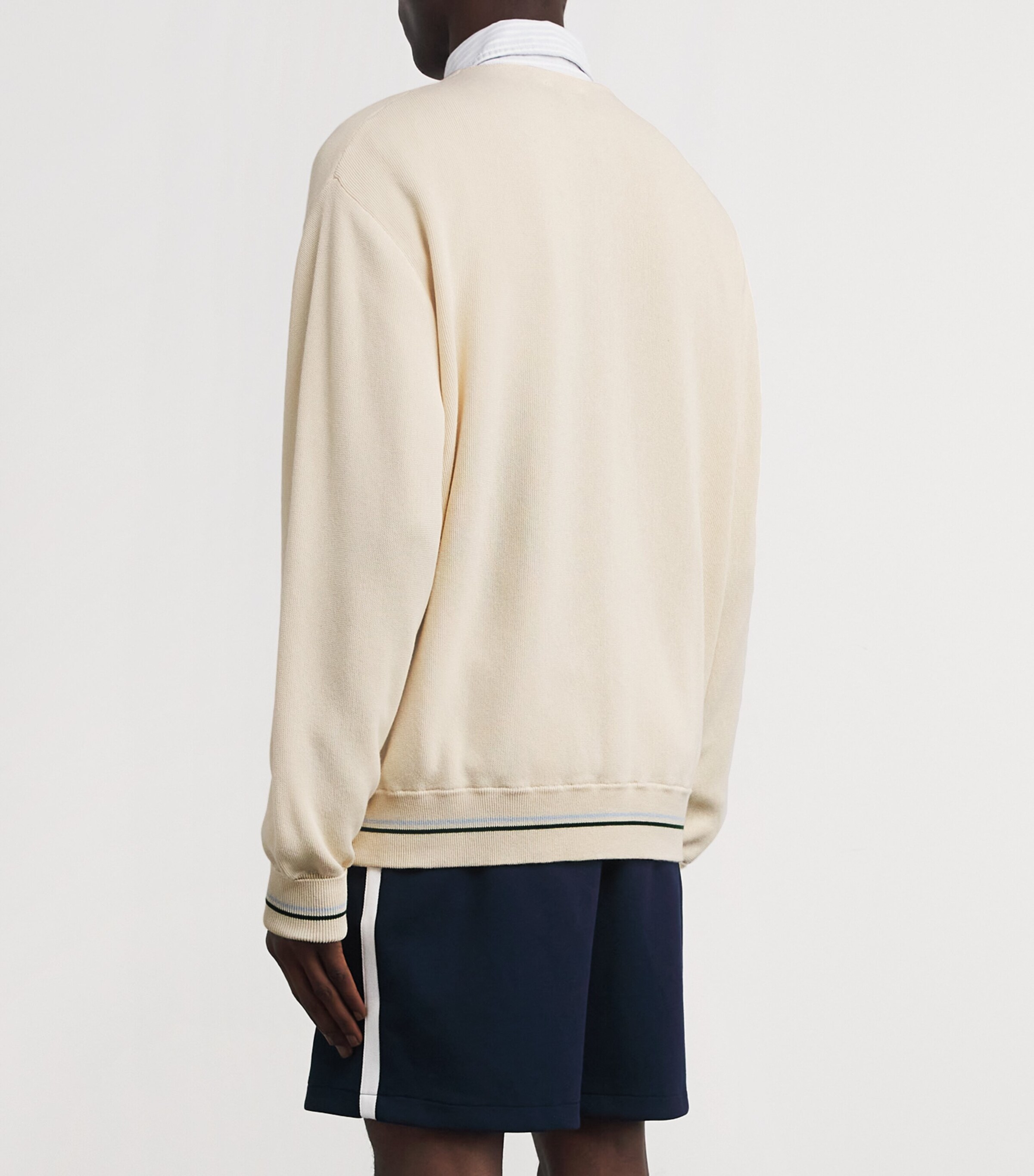 Cotton Heritage Cardigan CREAM Image 4