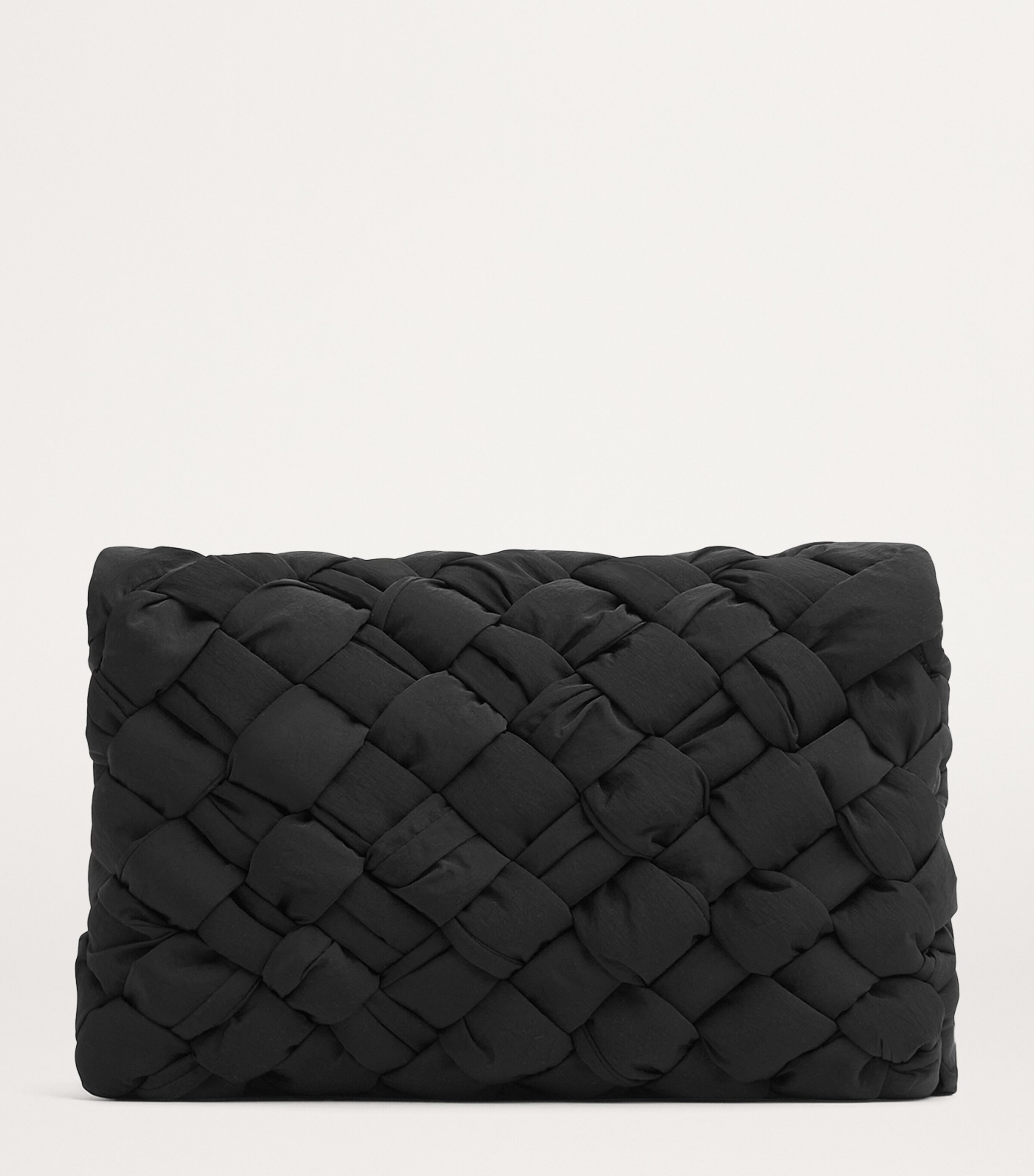 Bottega Veneta Grey Small Intrecciato Rumple Cross-Body Bag