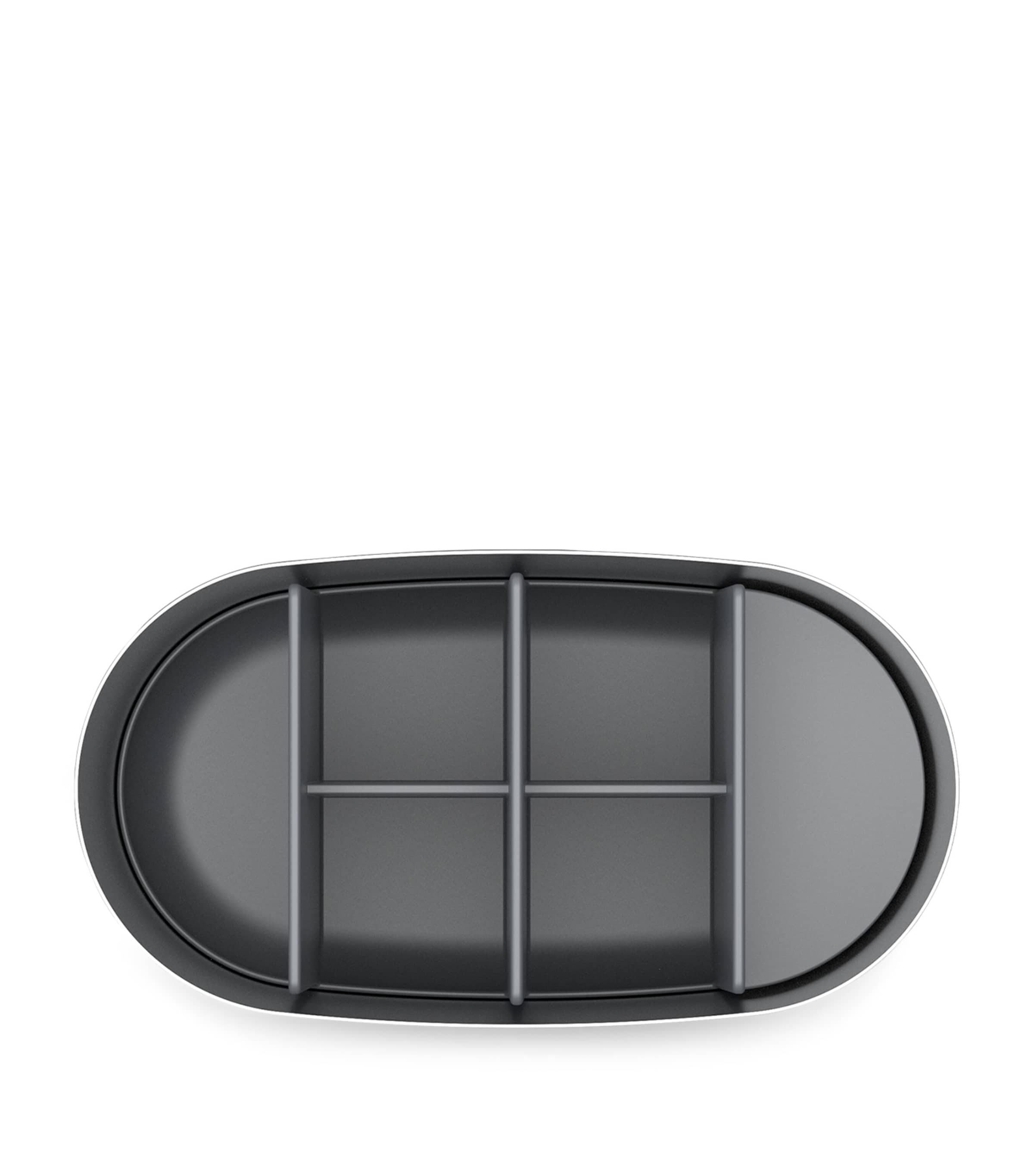 Large EasyStore Luxe Toothbrush Holder STAINLESS STEEL Image 2