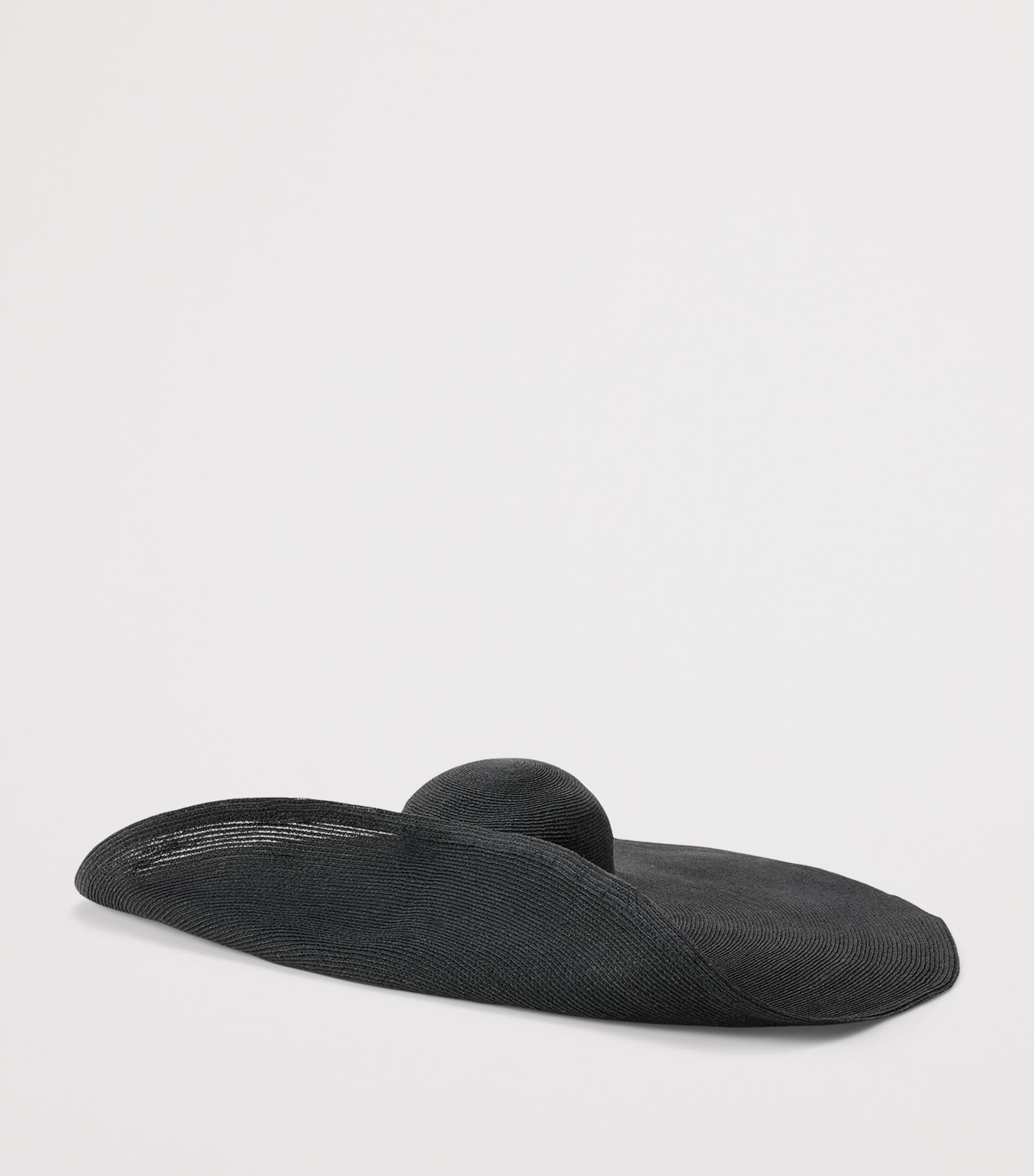 Ralph Lauren Collection Woven Wide-Brim Hat Black Image 3