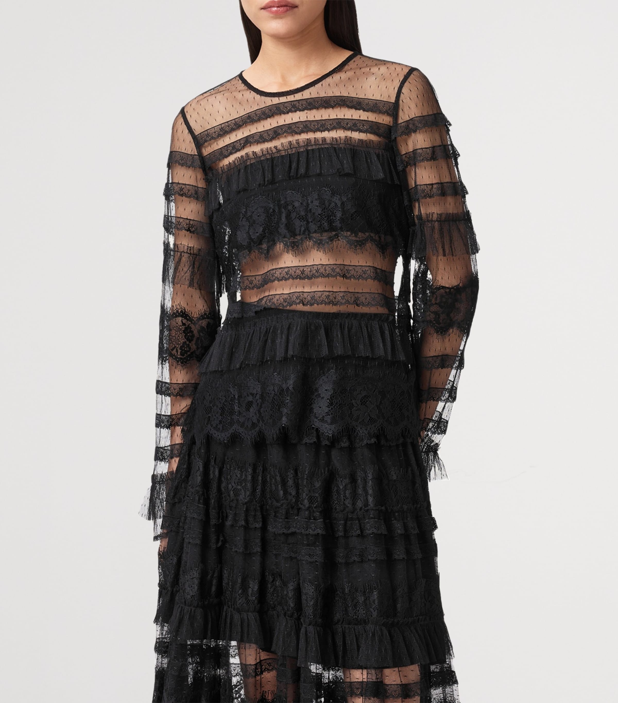 Tulle Arlea Top BLACK Image 5
