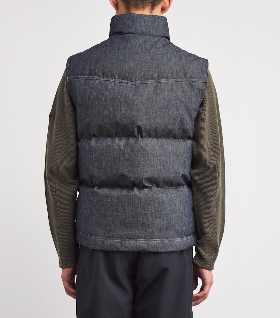Down Grenoble Krachan Denim Gilet 989 Image 4