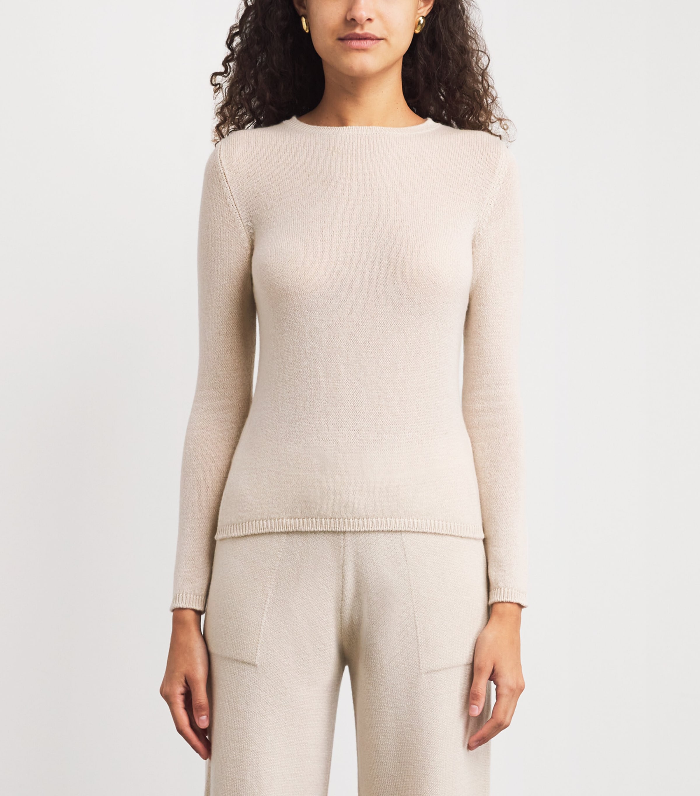 Eleventy Womens Cashmere Sweater Sabbia Image 3