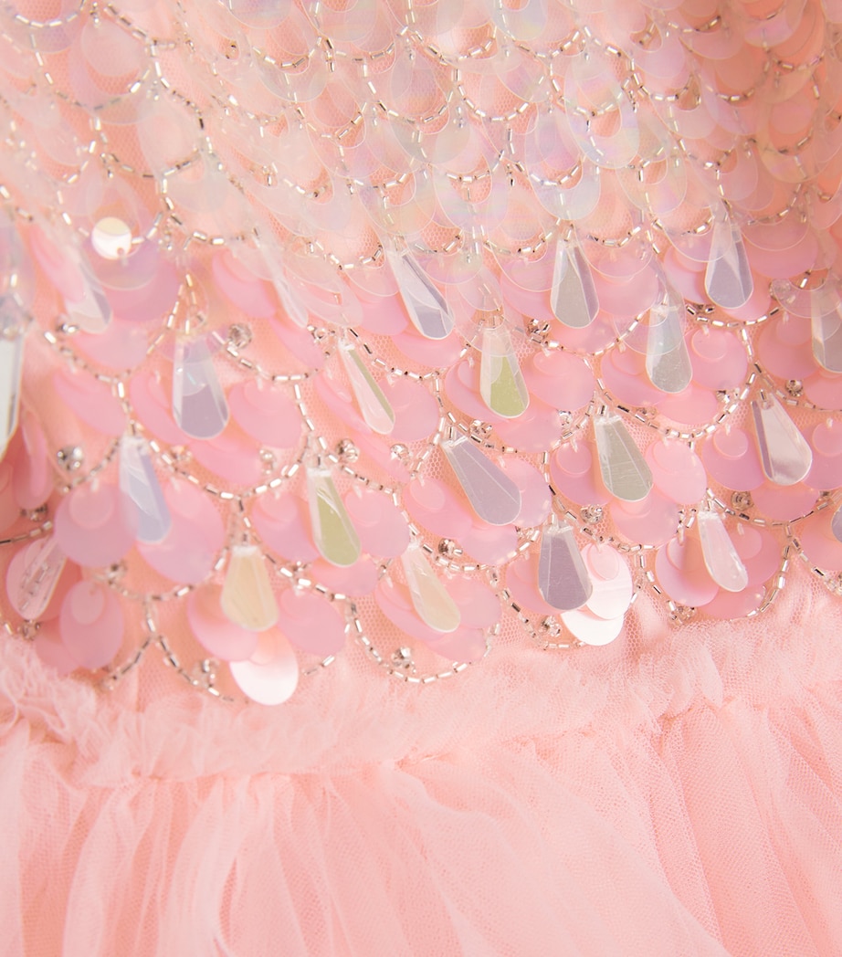 Petal Party Dress (2-11 Years) BUBBLEGUM Image 3