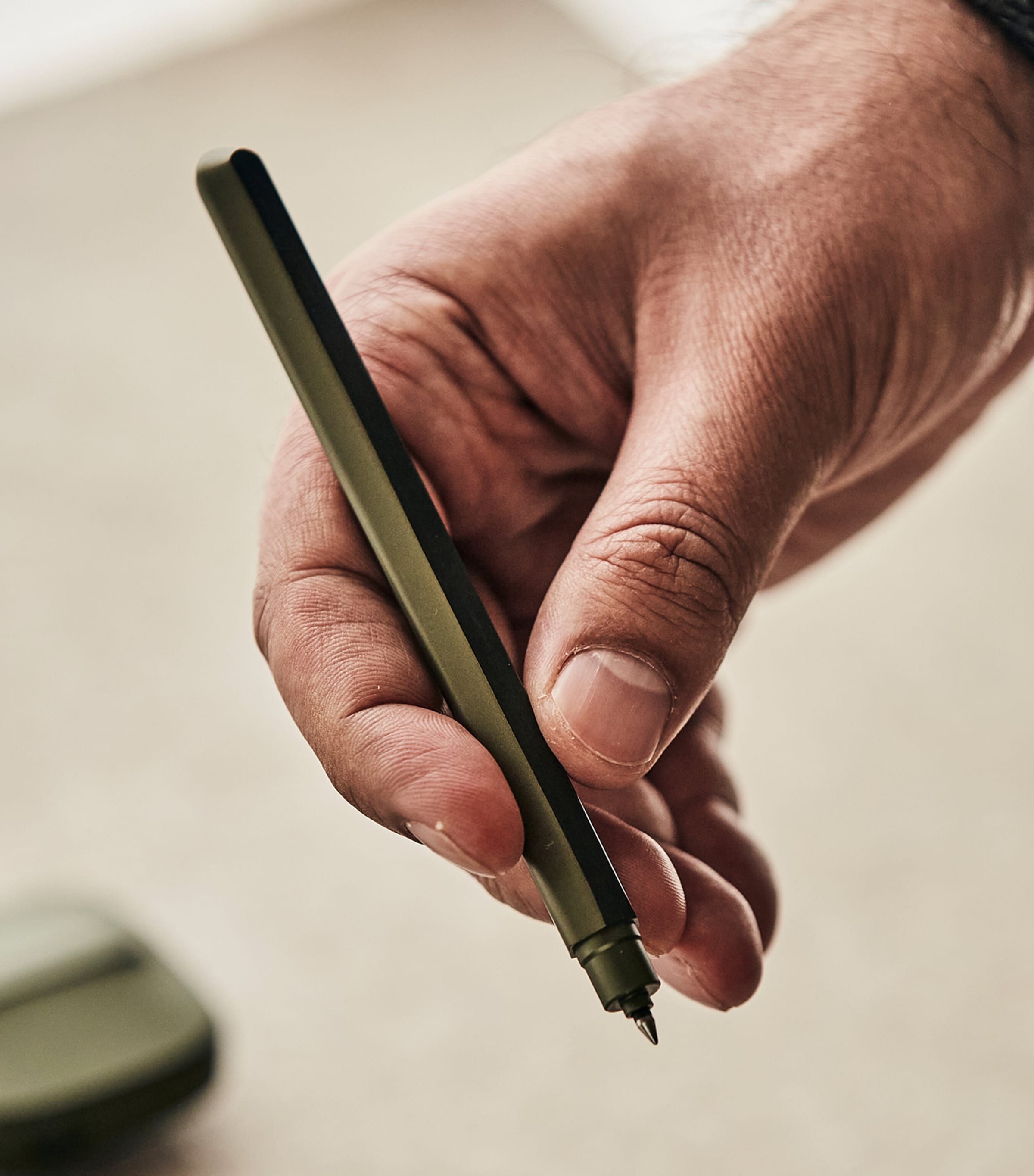 Bento Jot 3-Layer Stationary Storage Box GREEN Image 7