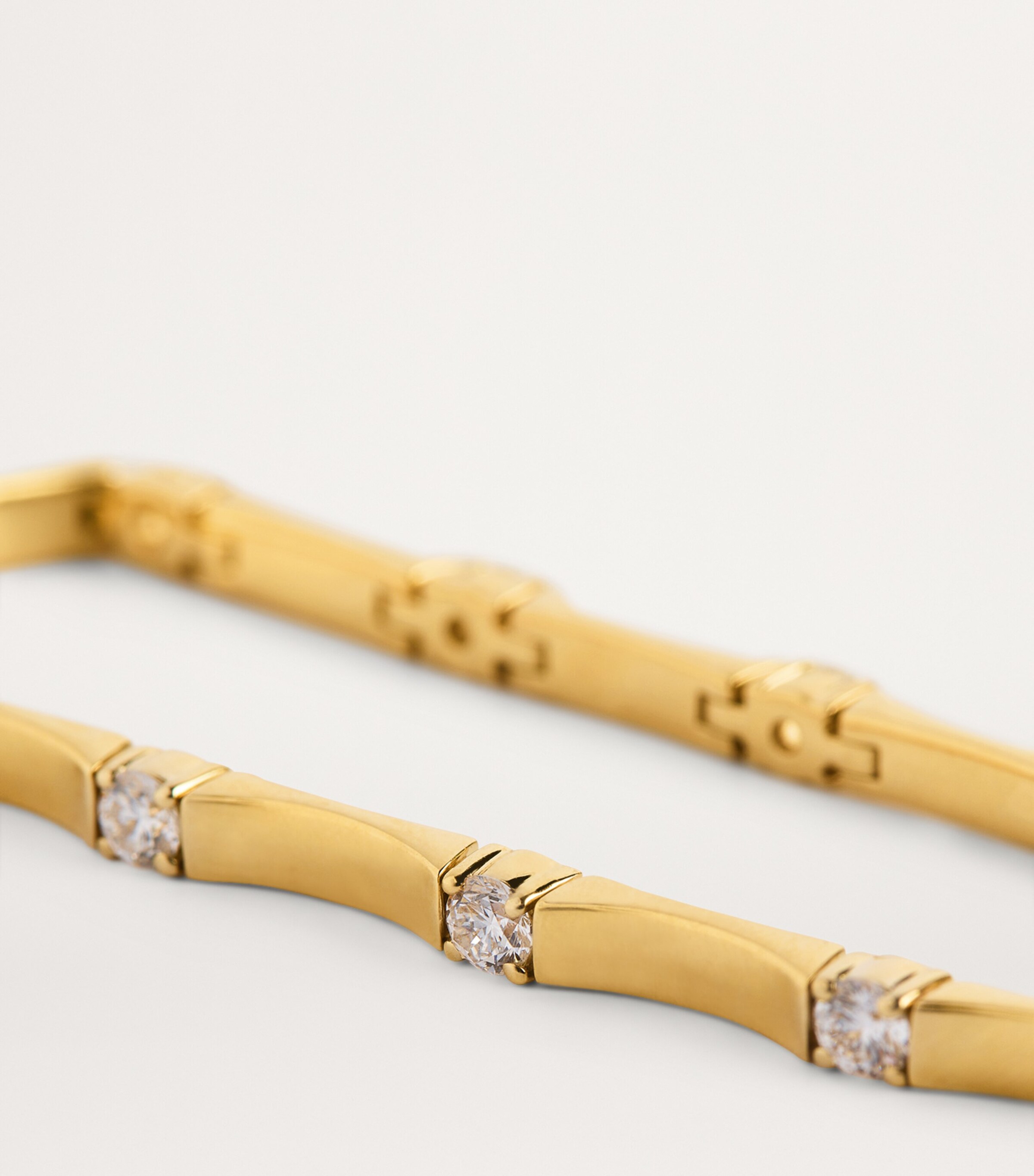 Melissa Kaye Small Yellow Gold and Diamond Honey Bracelet Yellow Gold Image 5