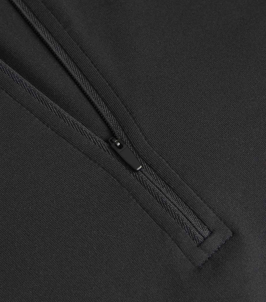 Alo Yoga Mens Conquer Reform Quarter-Zip Top Black Image 5