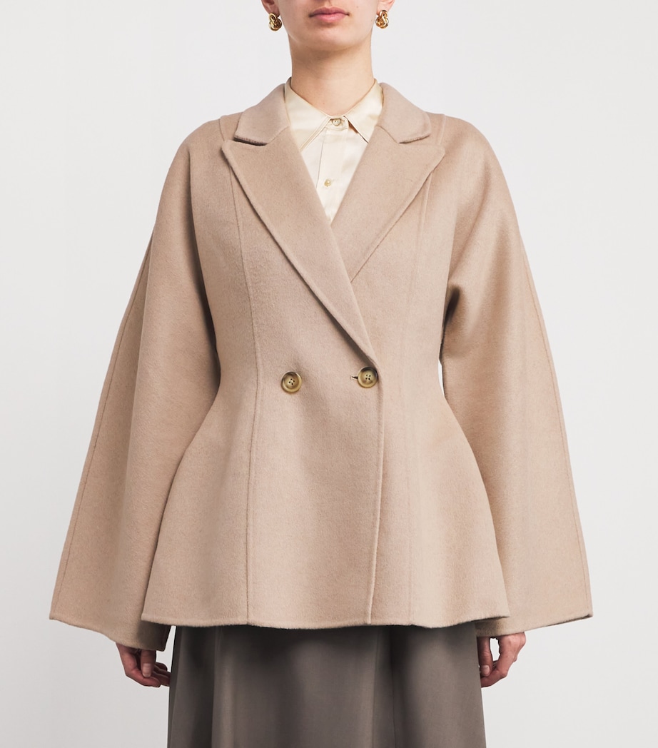 Wool-Blend Tanaro Blazer BEIGE Image 3