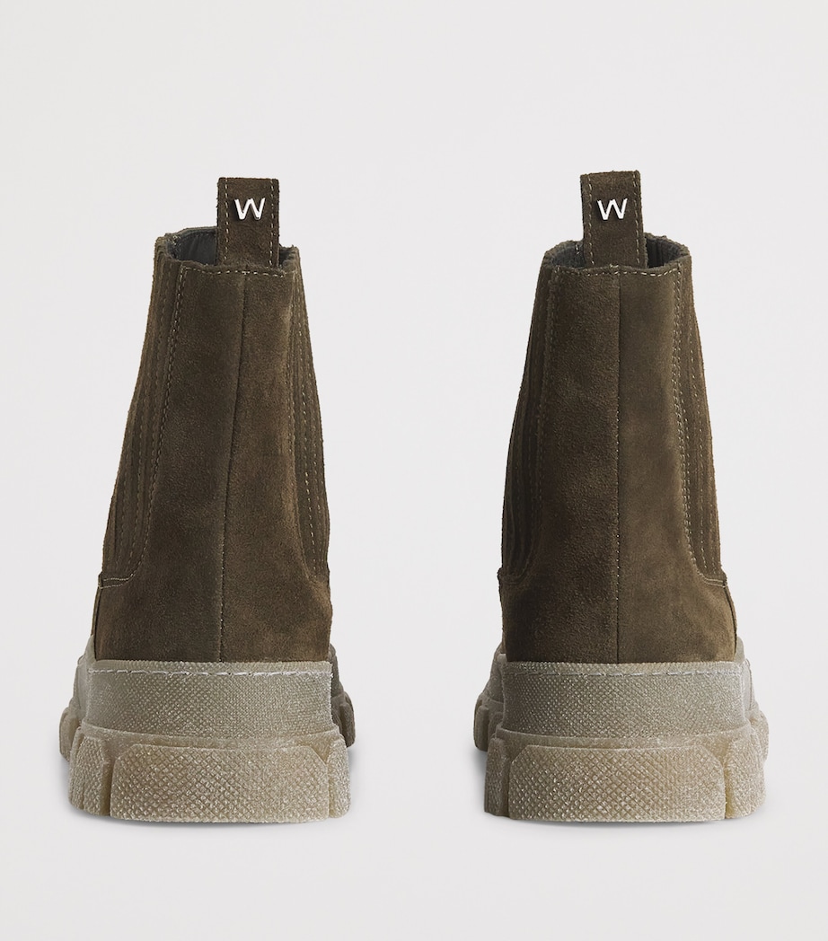 Suede Chelsea Boots KAKI Image 4