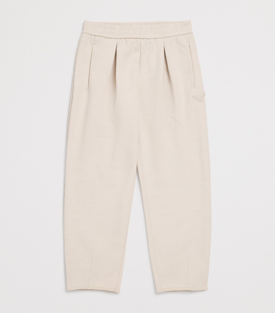 Jersey Jacquard Trousers (4-14 Years) FRENCH OAK Image 2