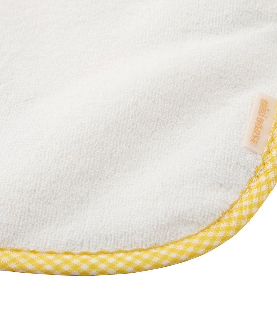 Miki House Cotton Chenille Bear Bib Image 3