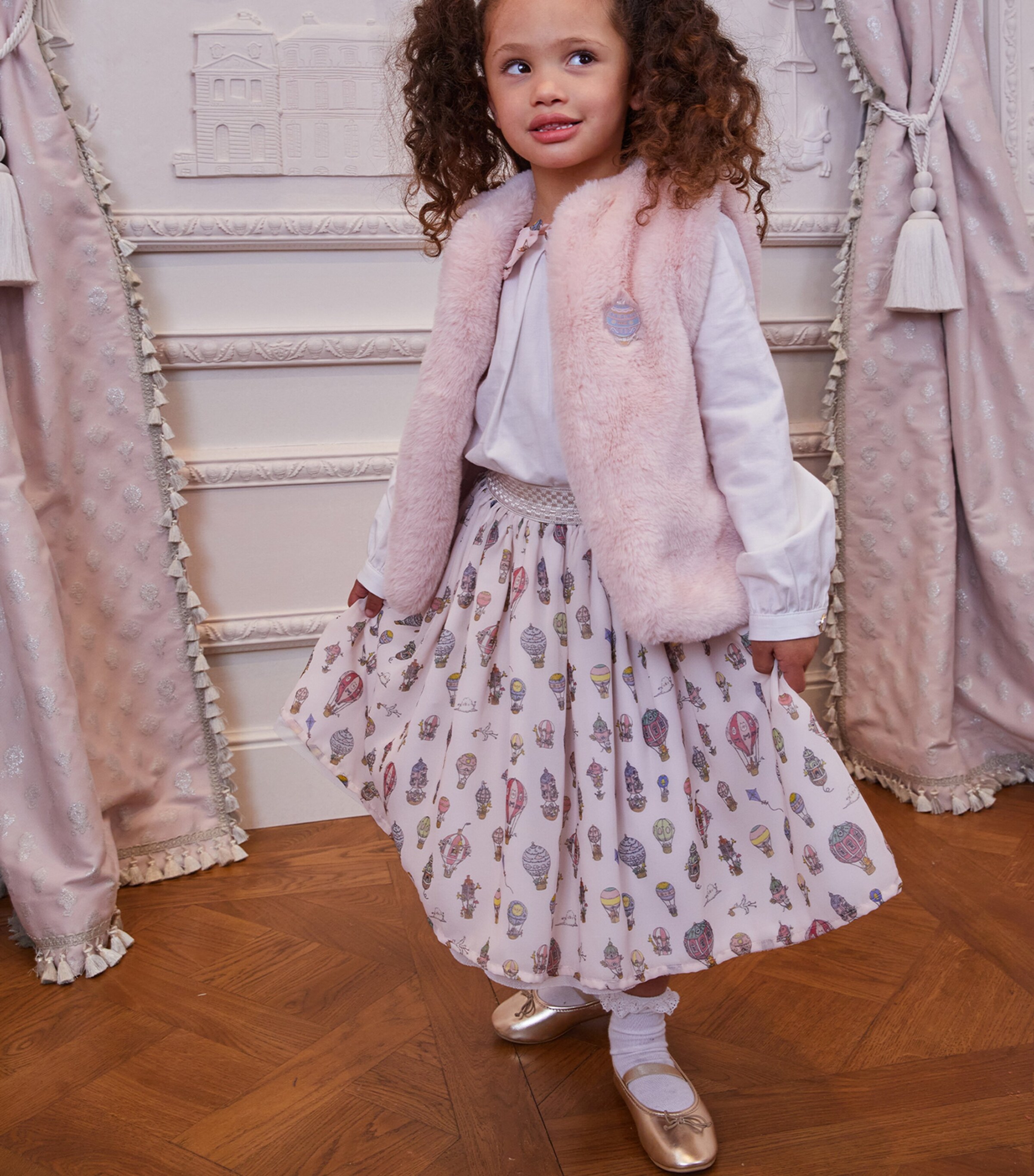 Balloon Ballerina Skirt (2-10 Years) HAB PINK Image 3