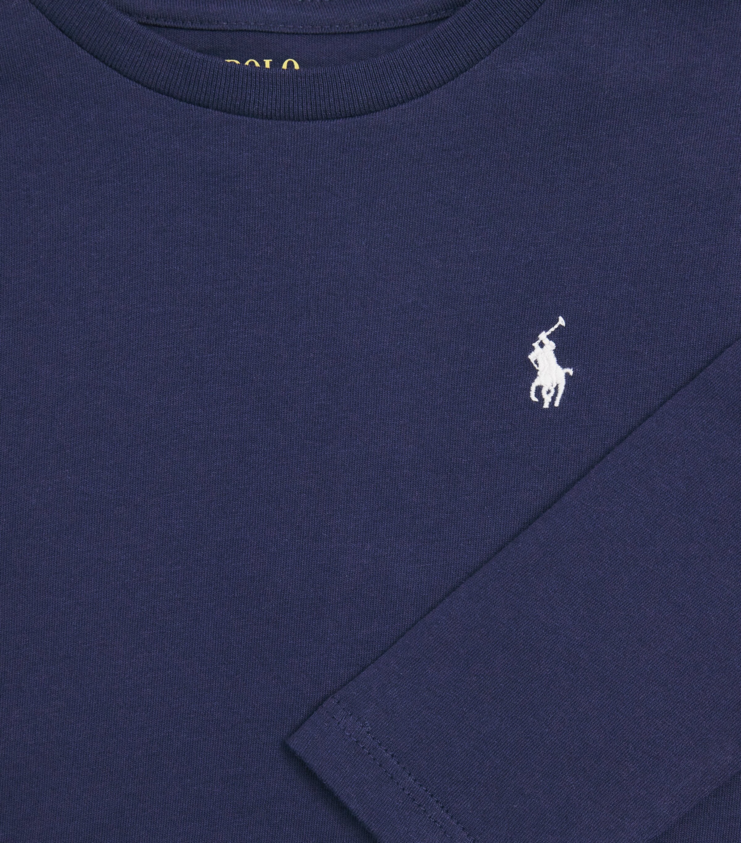Ralph Lauren Kids Polo Pony Long-Sleeve T-Shirt (2-6 Years) Newport Nvy W Wht Pp Image 3