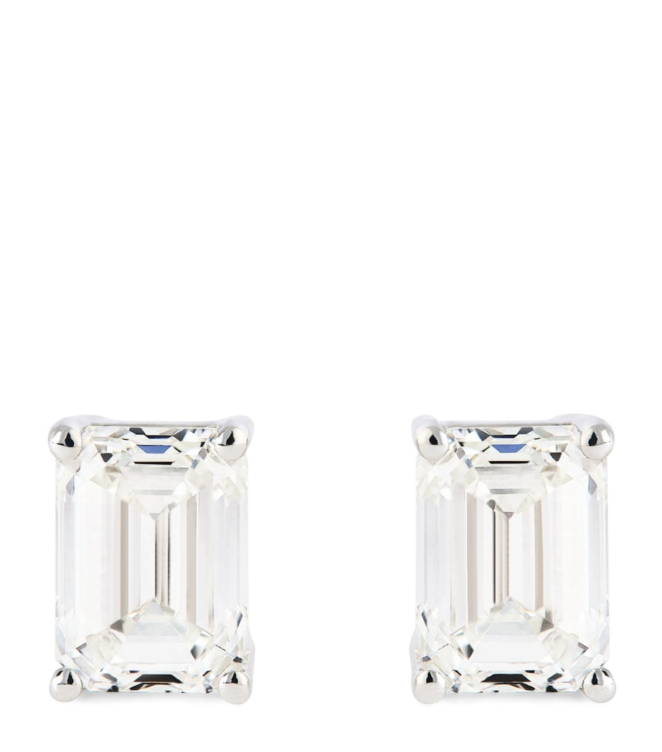 White Gold and Diamond Stud Earrings (1.00ctw)