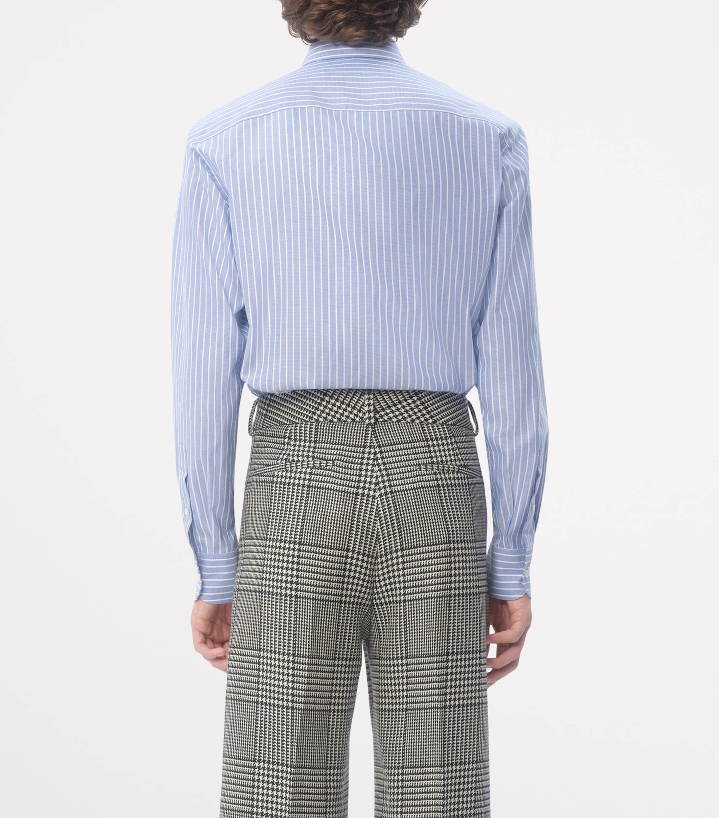 Tシャツ・カットソー VALENTINO FW25 STRIPED COTTON SHIRT (7V3ABS77B2Q 129) Valentino Cotton Stripe Shirt | Harrods US