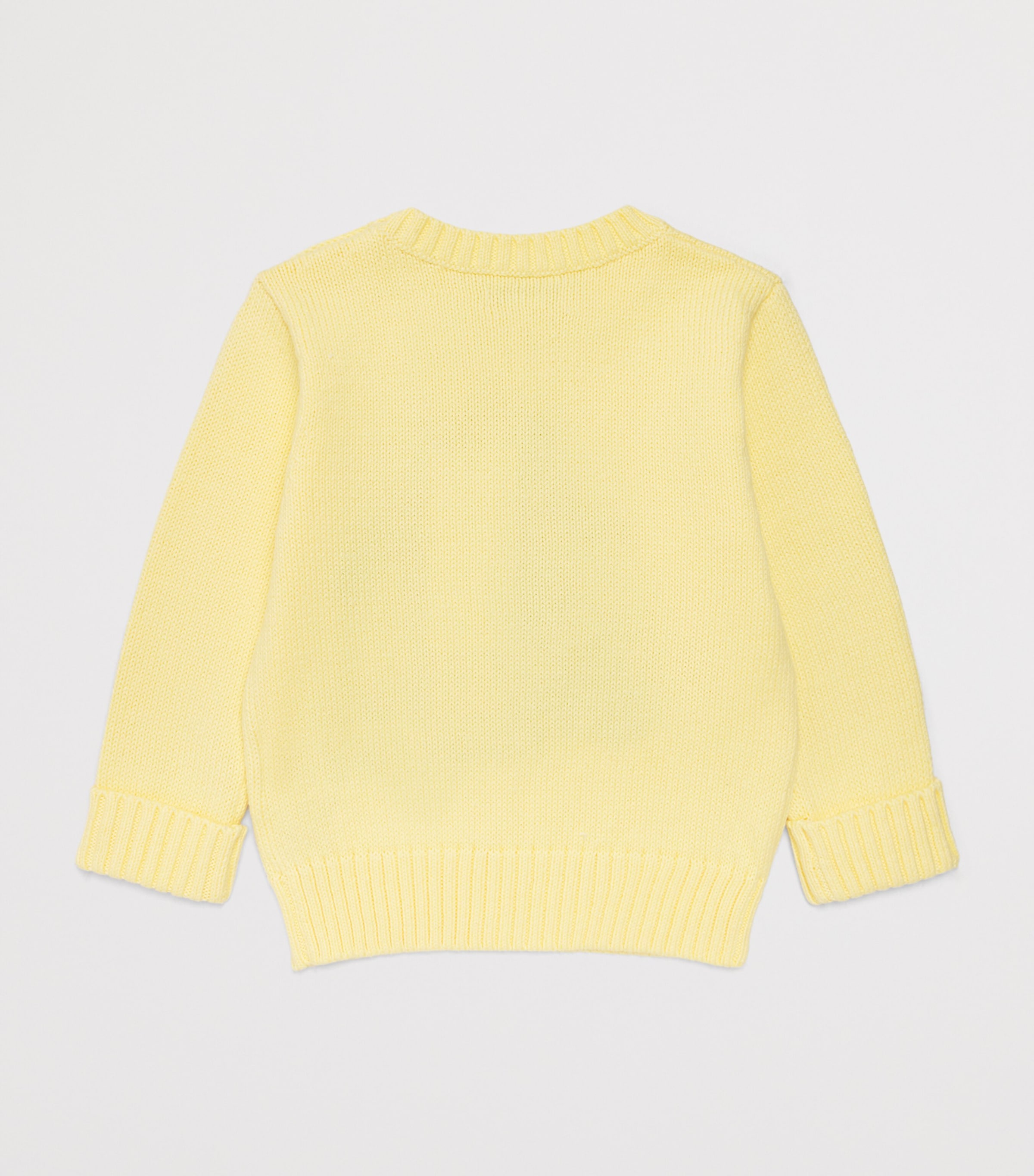 Ralph Lauren Kids Cotton Polo Bear Sweater (3-24 Months) Gold Image 2