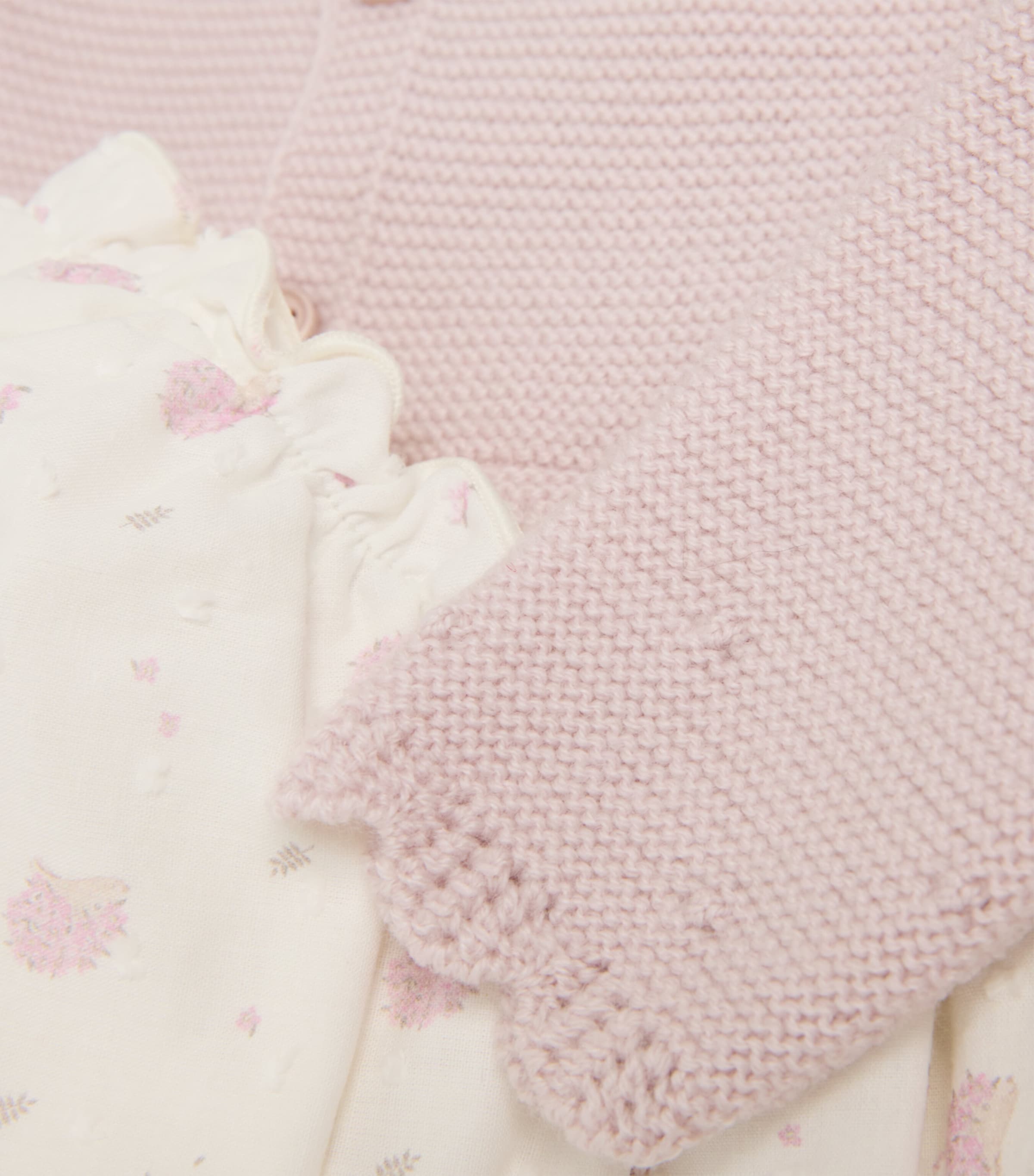 Cotton-Blend Knitted Dress and Bloomers Set (12 Months) 39 H56 Image 3