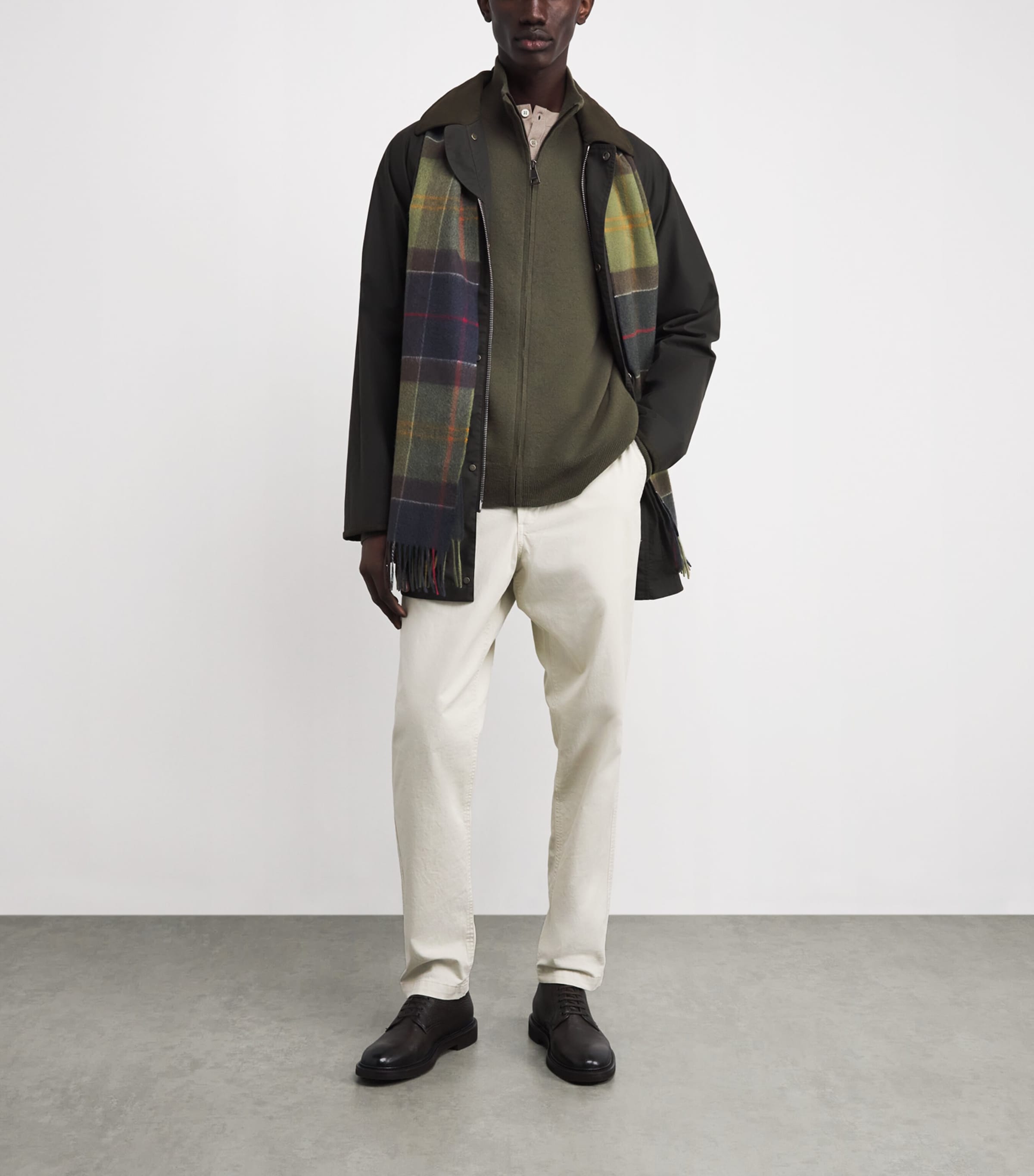 Wool Technical Zip Cardigan LODEN Image 2