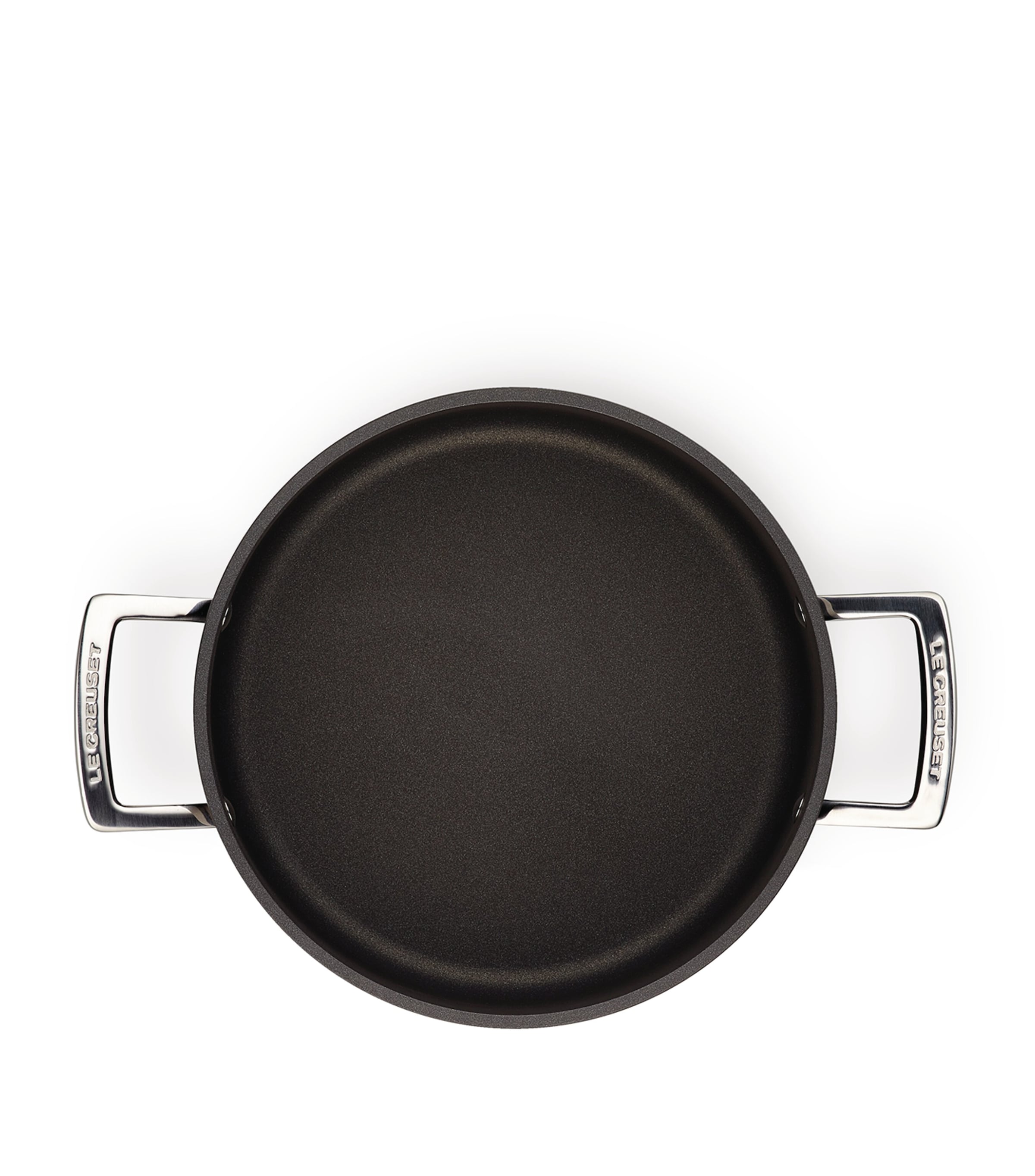 Toughened Non-Stick Deep Casserole Dish (24cm) BLACK Image 3