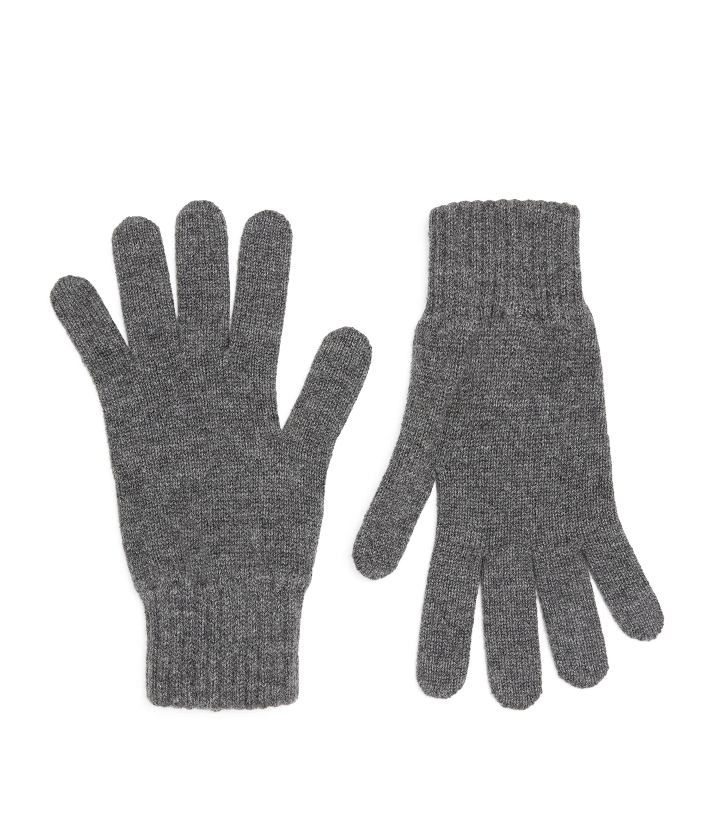 Johnstons Of Elgin Cashmere Gloves In Gray