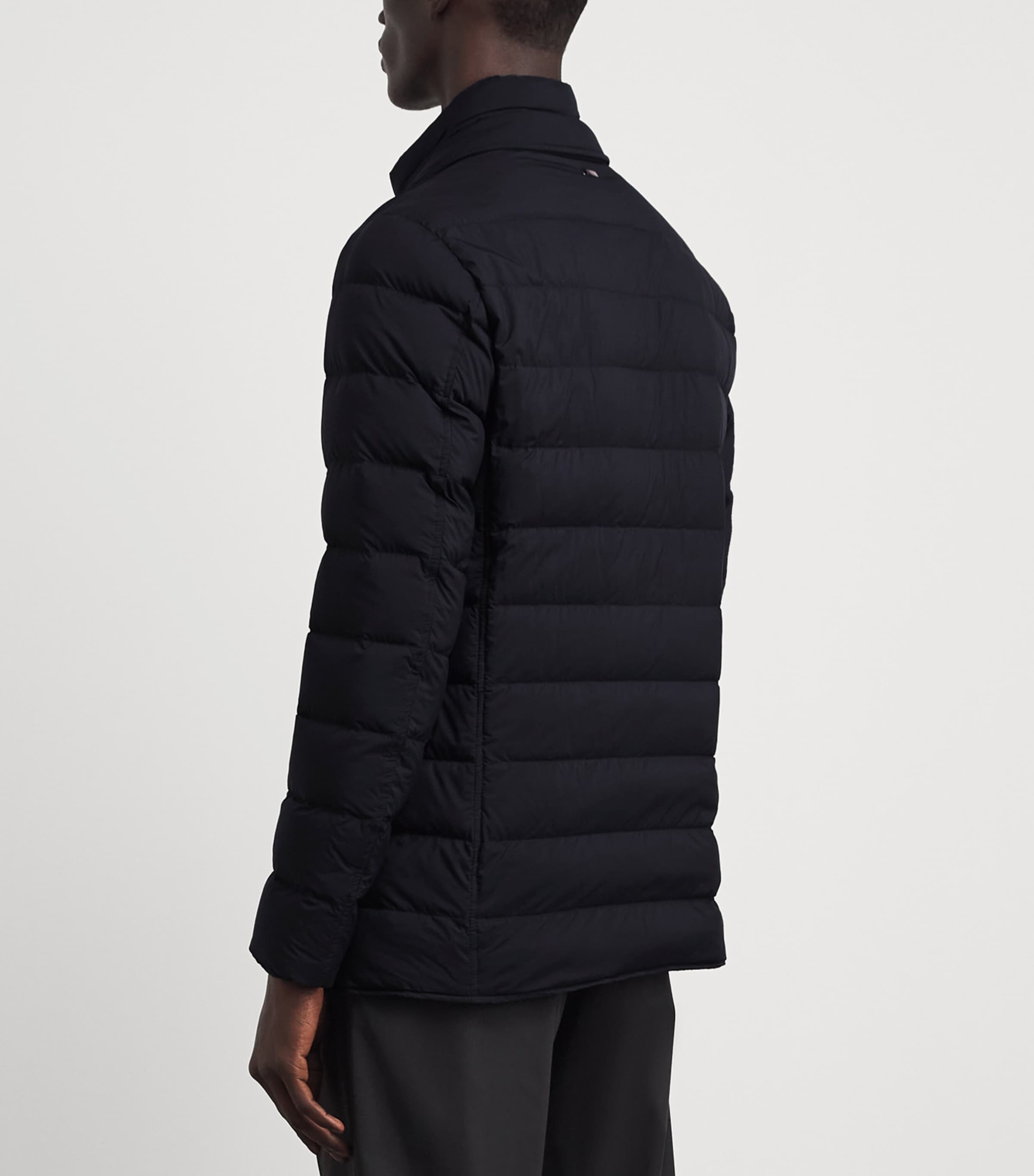 Herno Mens Down Quilted Puffer Jacket Black Image 5